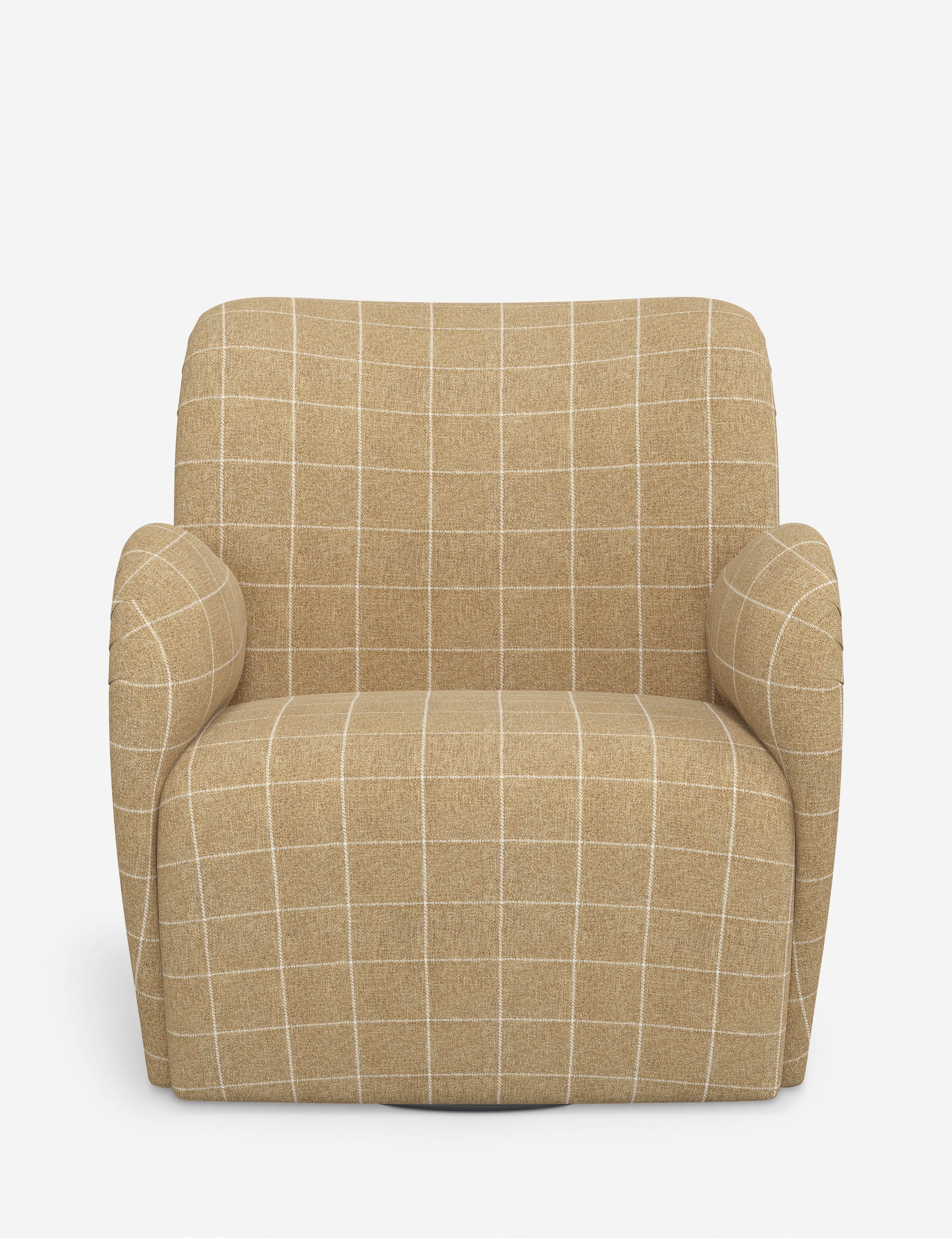 Bela Swivel Chair | Overstuffed Arms, Custom Upholstery
