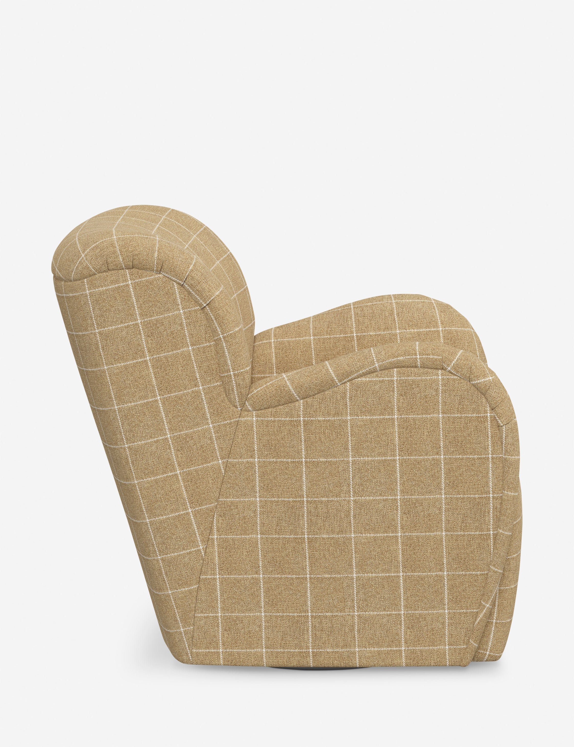 Bela Swivel Chair | Overstuffed Arms, Custom Upholstery