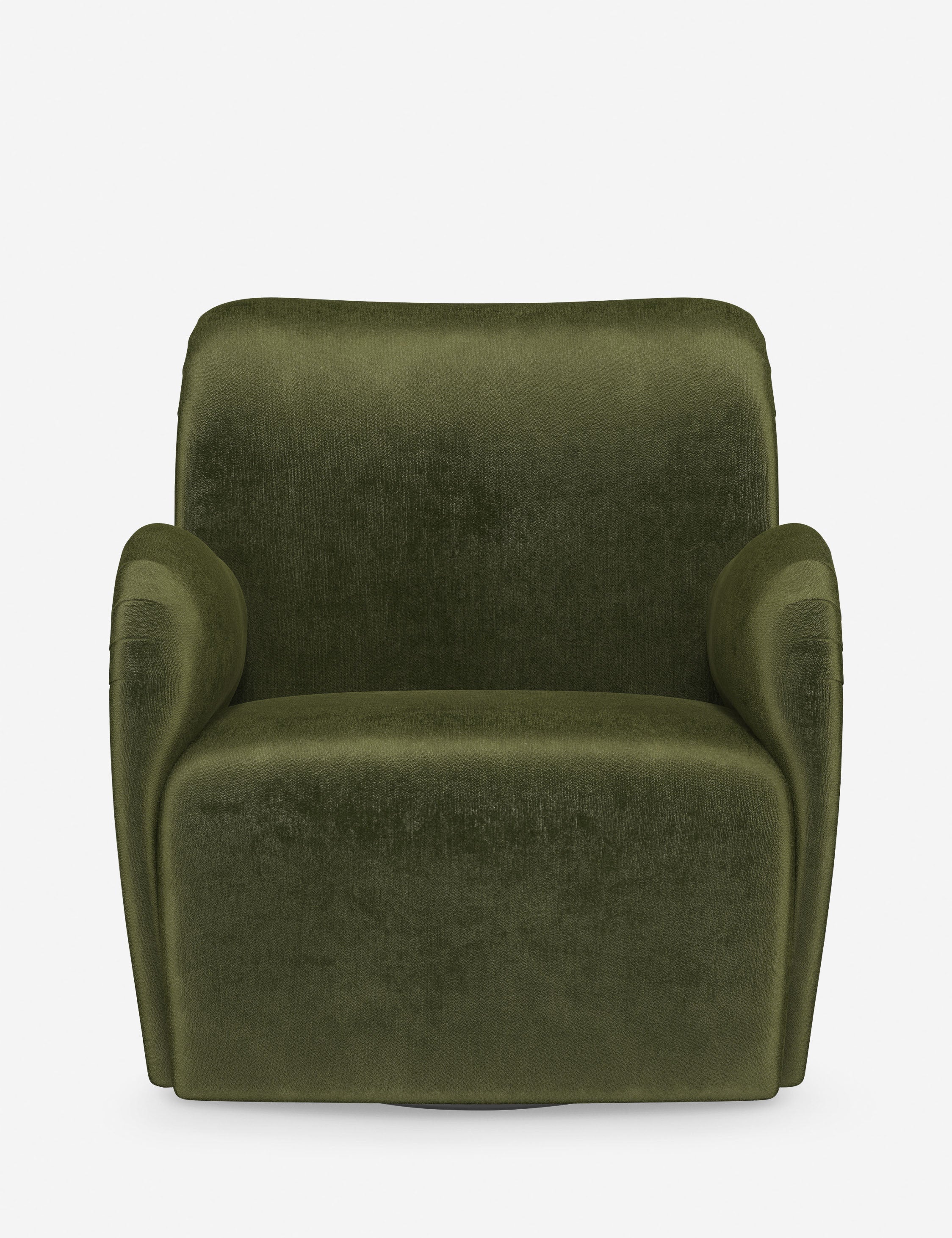 Bela Swivel Chair | Overstuffed Arms, Custom Upholstery