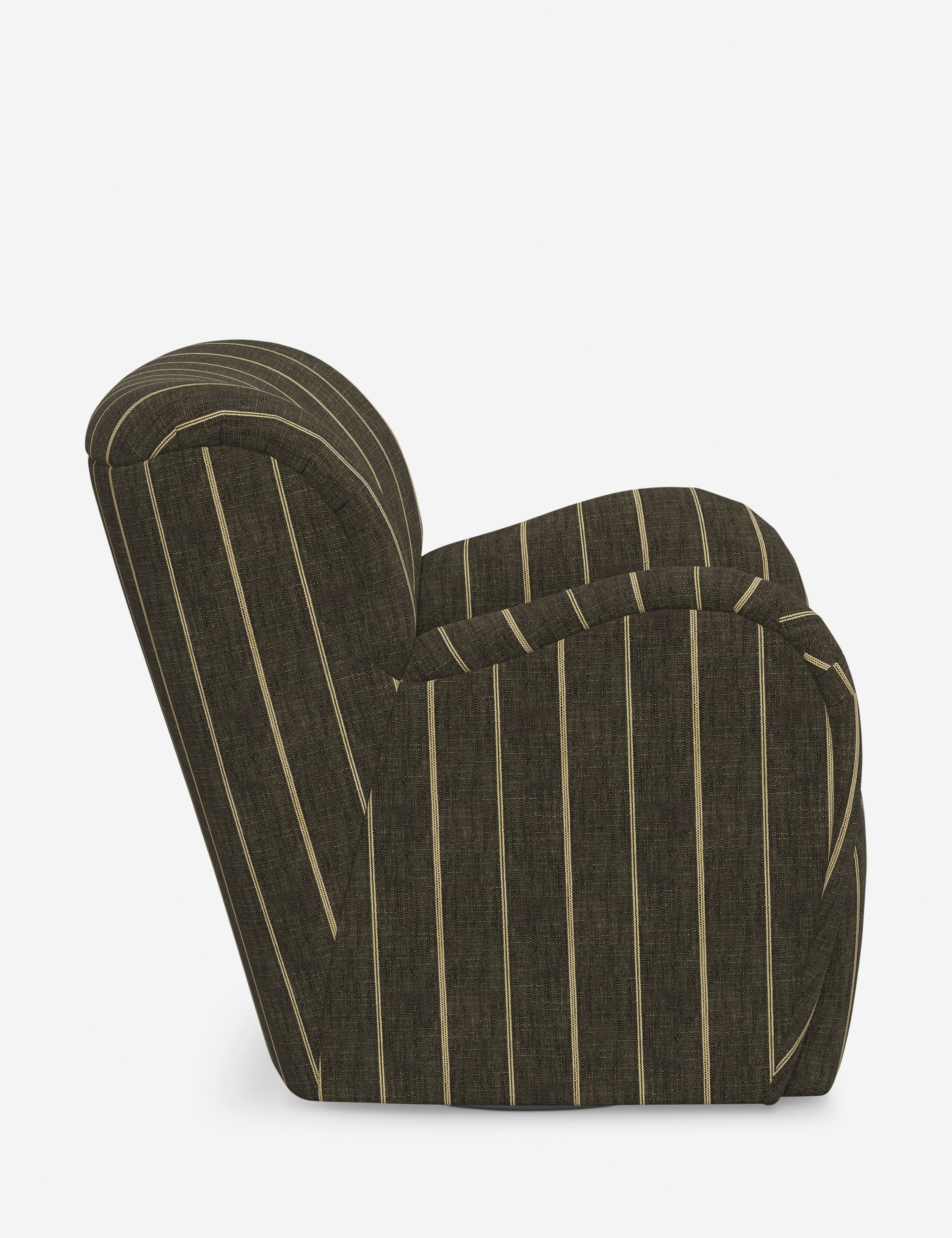 Bela Swivel Chair | Overstuffed Arms, Custom Upholstery