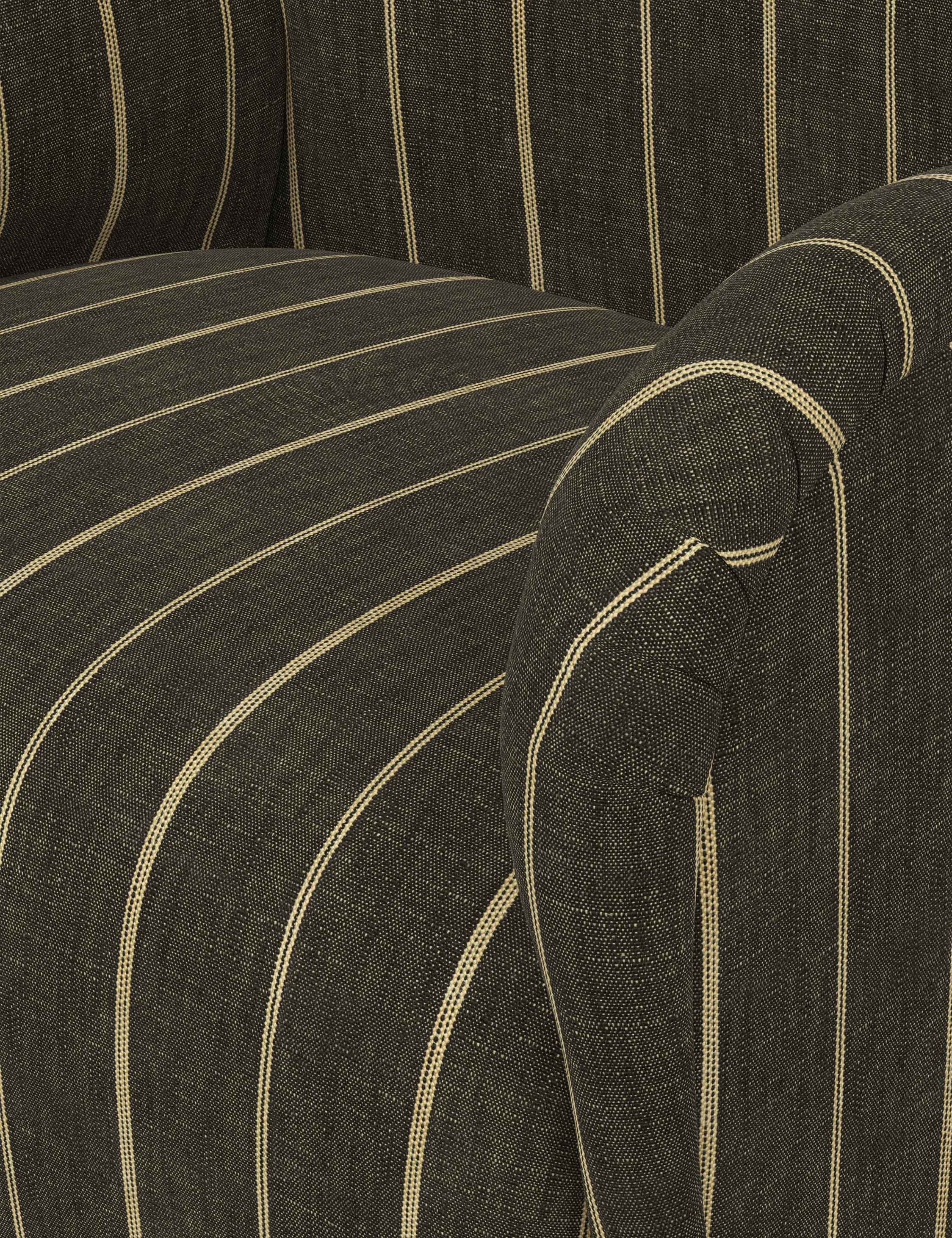 Bela Swivel Chair | Overstuffed Arms, Custom Upholstery