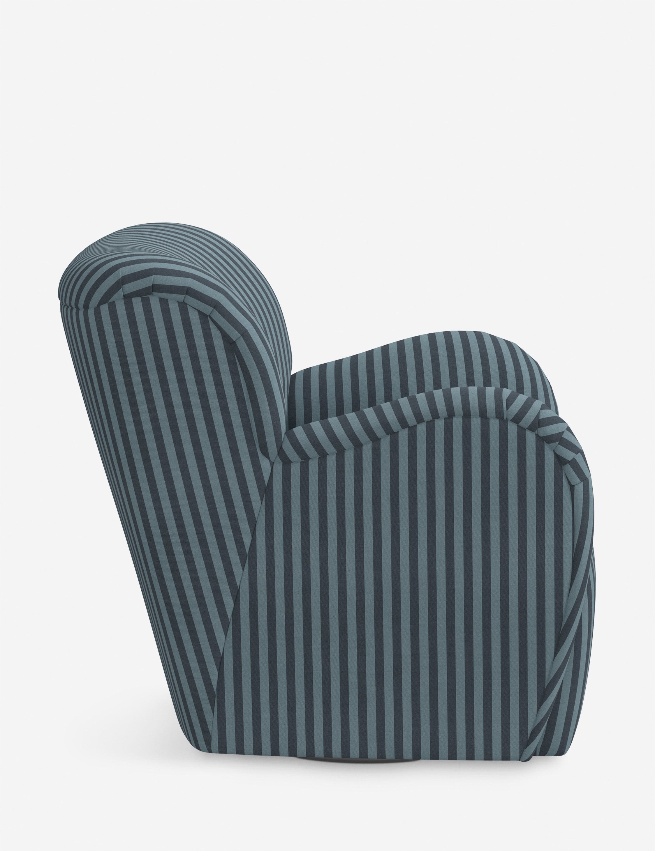 Bela Swivel Chair | Overstuffed Arms, Custom Upholstery