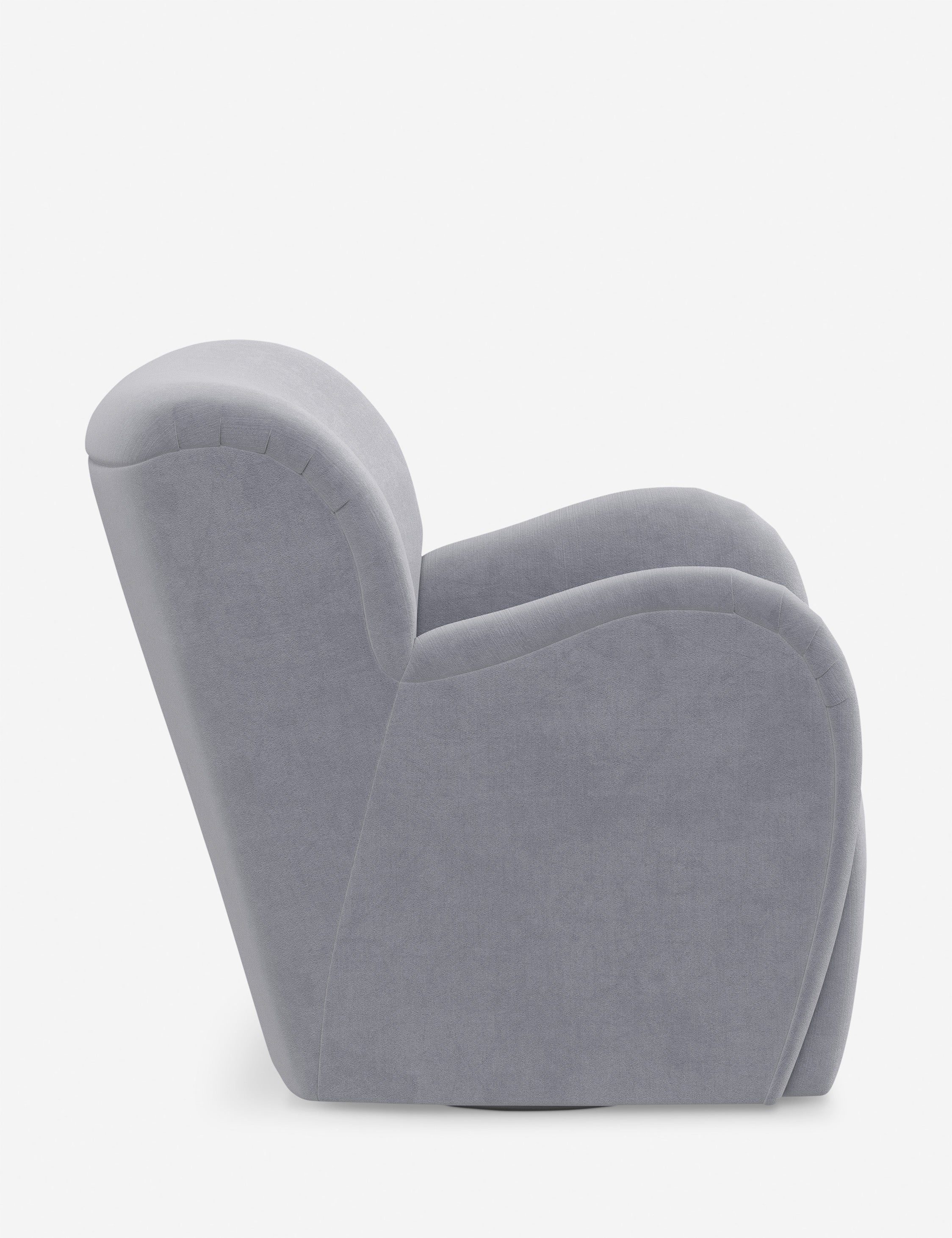 Bela Swivel Chair | Overstuffed Arms, Custom Upholstery
