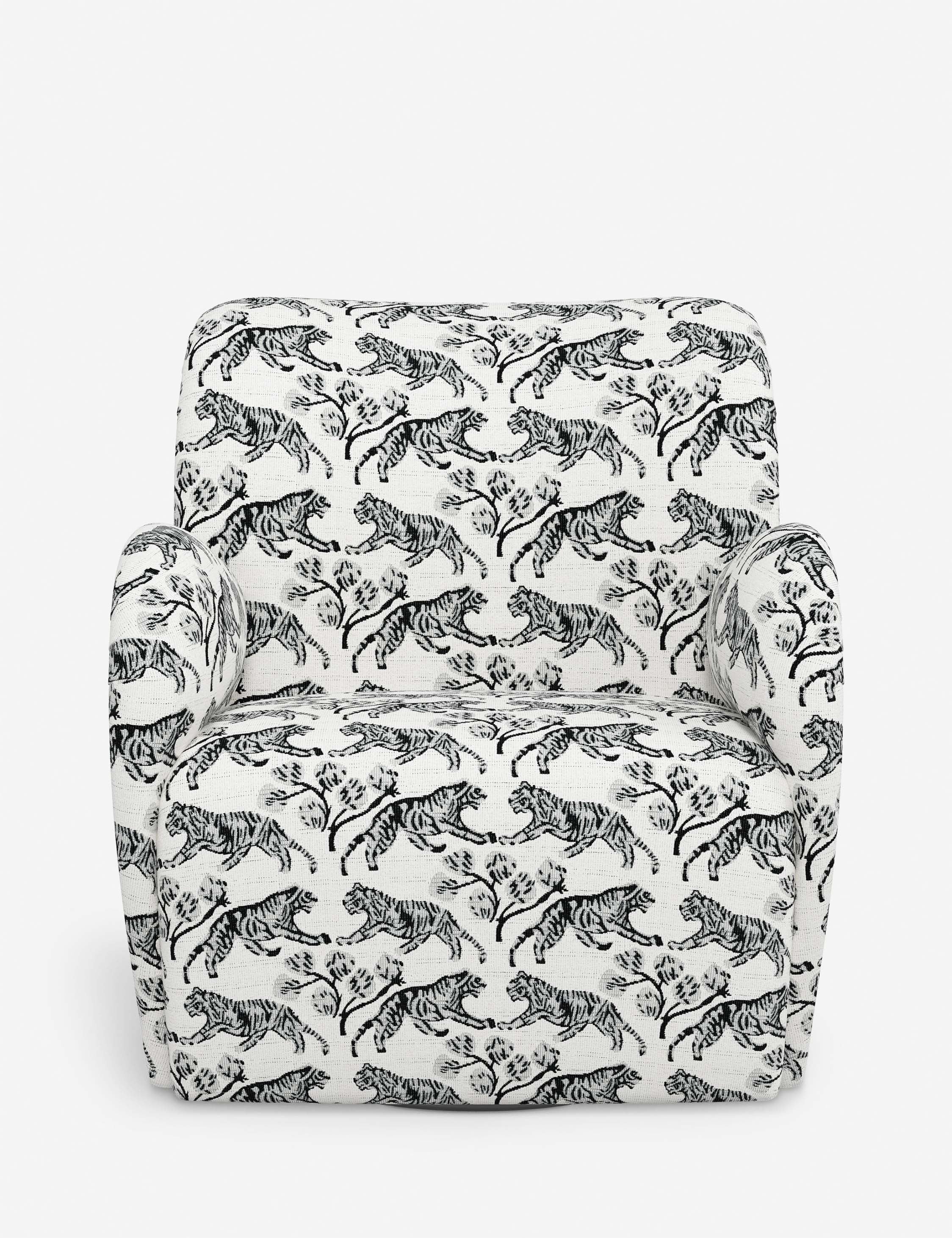 Bela Swivel Chair | Overstuffed Arms, Custom Upholstery