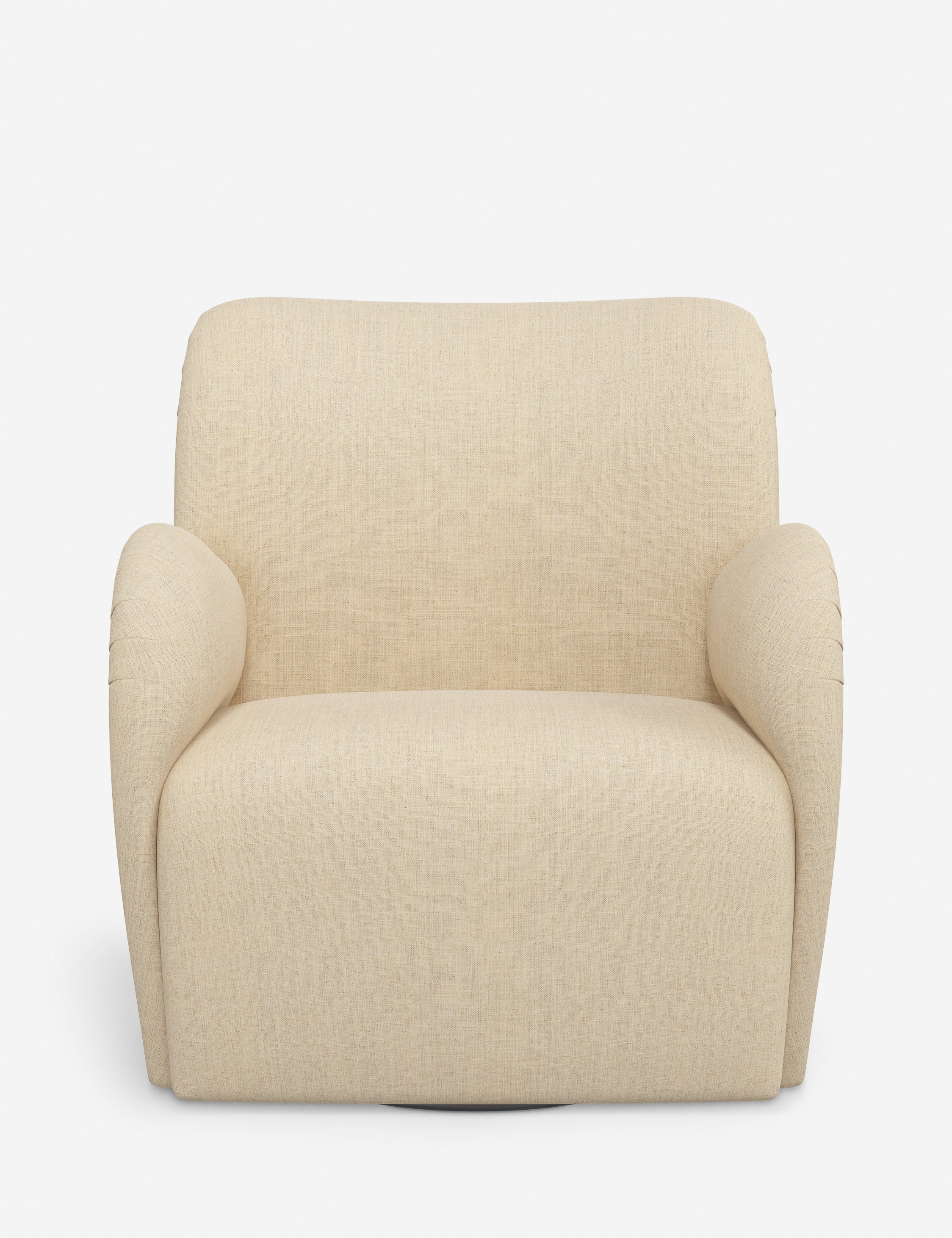 Bela Swivel Chair | Overstuffed Arms, Custom Upholstery