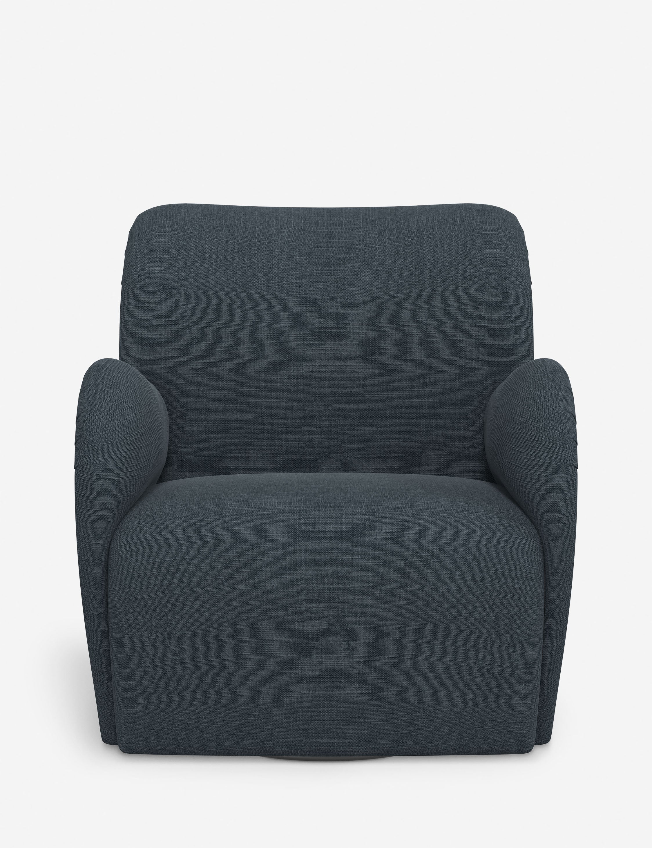 Bela Swivel Chair | Overstuffed Arms, Custom Upholstery