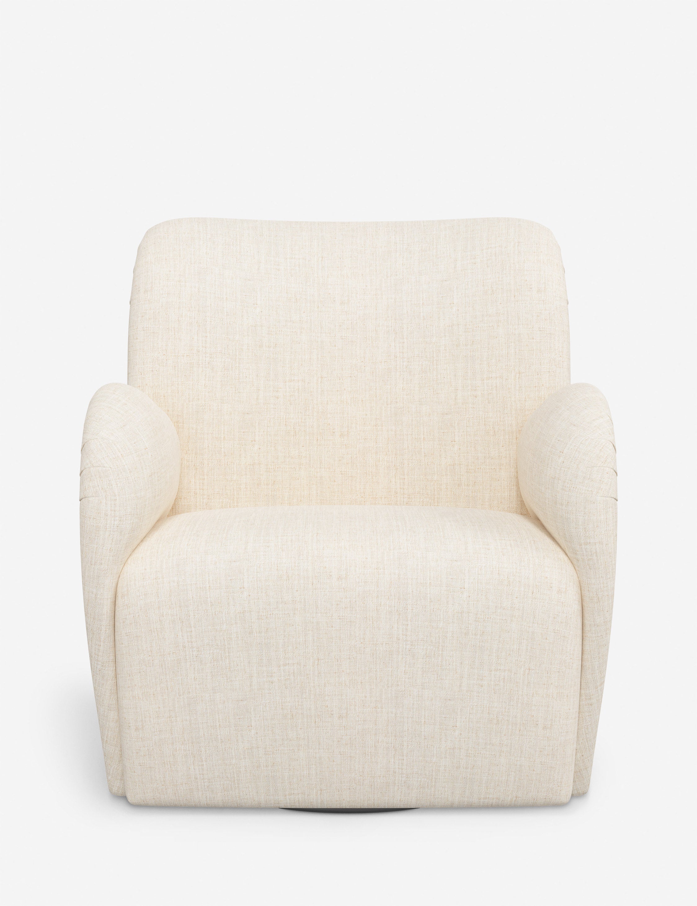 Bela Swivel Chair | Overstuffed Arms, Custom Upholstery