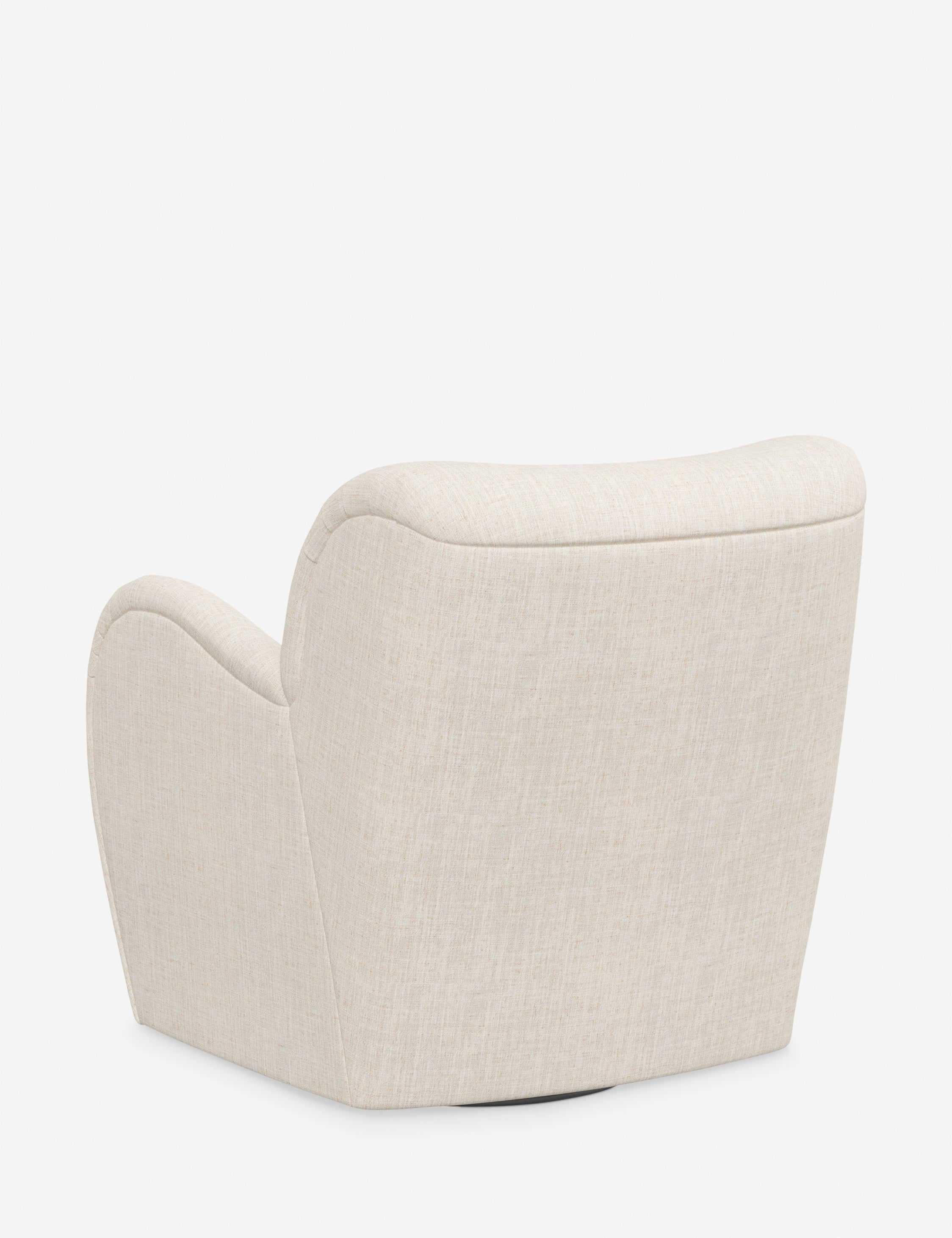 Bela Swivel Chair | Overstuffed Arms, Custom Upholstery