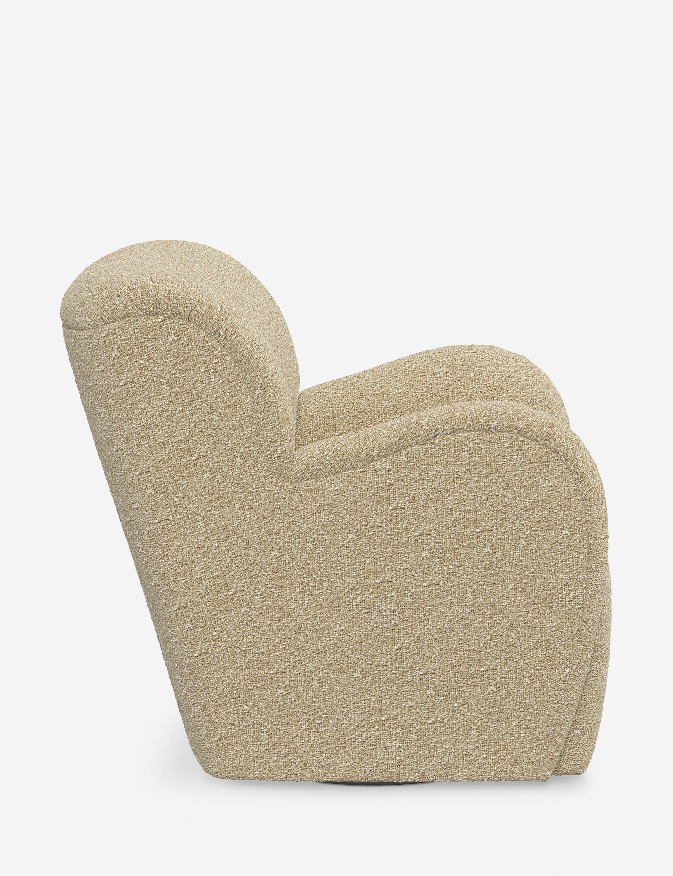 Bela Swivel Chair | Overstuffed Arms, Custom Upholstery