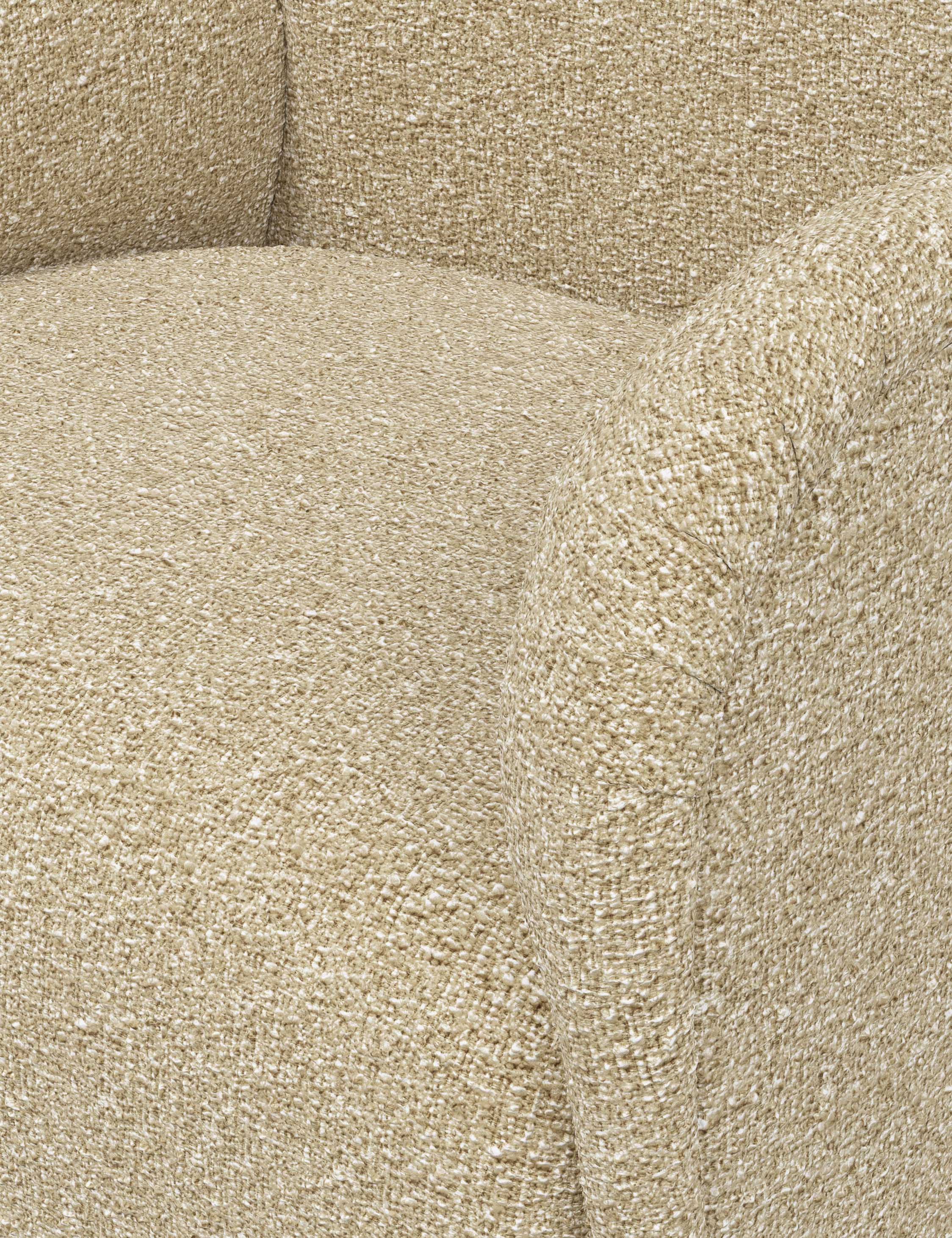 Bela Swivel Chair | Overstuffed Arms, Custom Upholstery