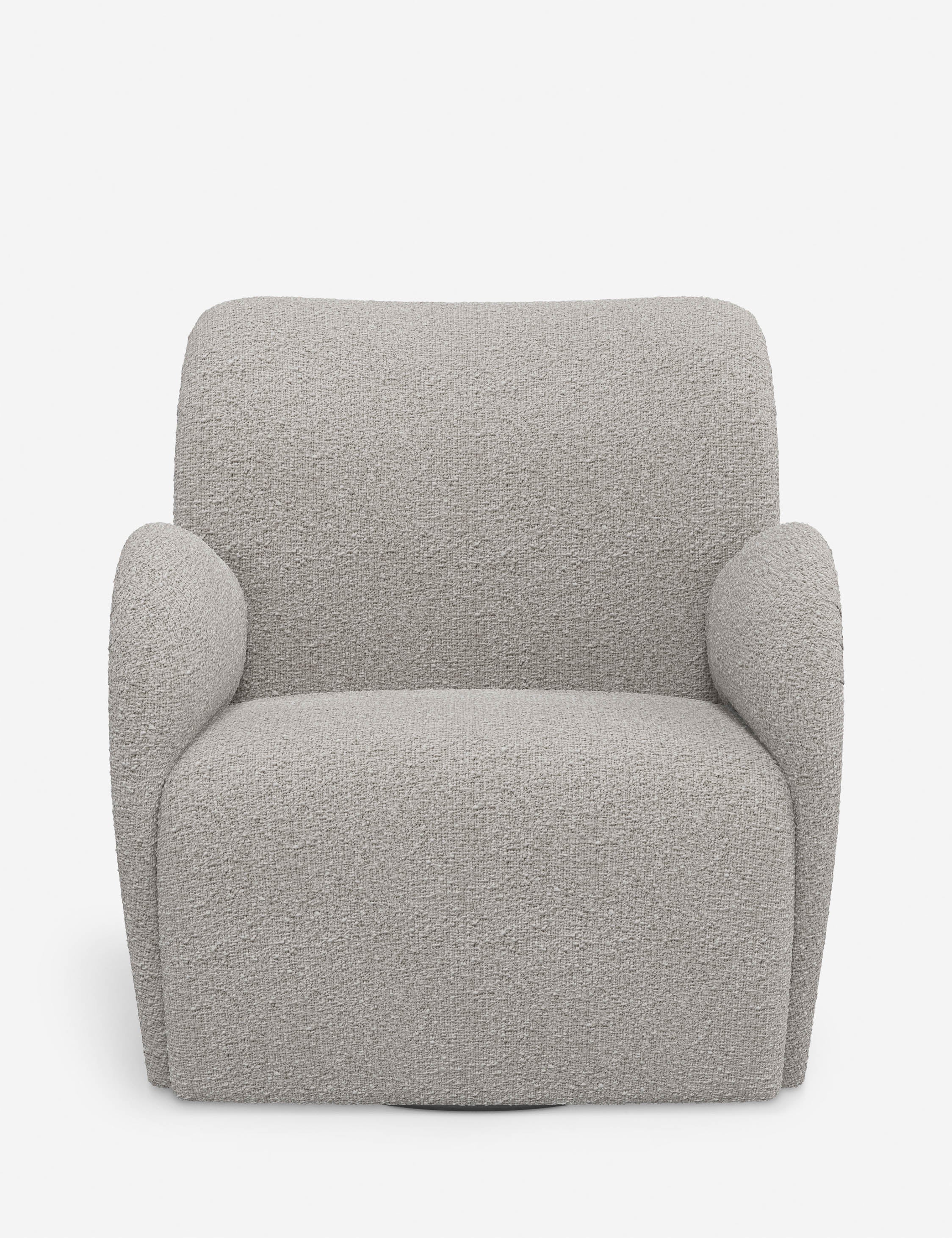 Bela Swivel Chair | Overstuffed Arms, Custom Upholstery