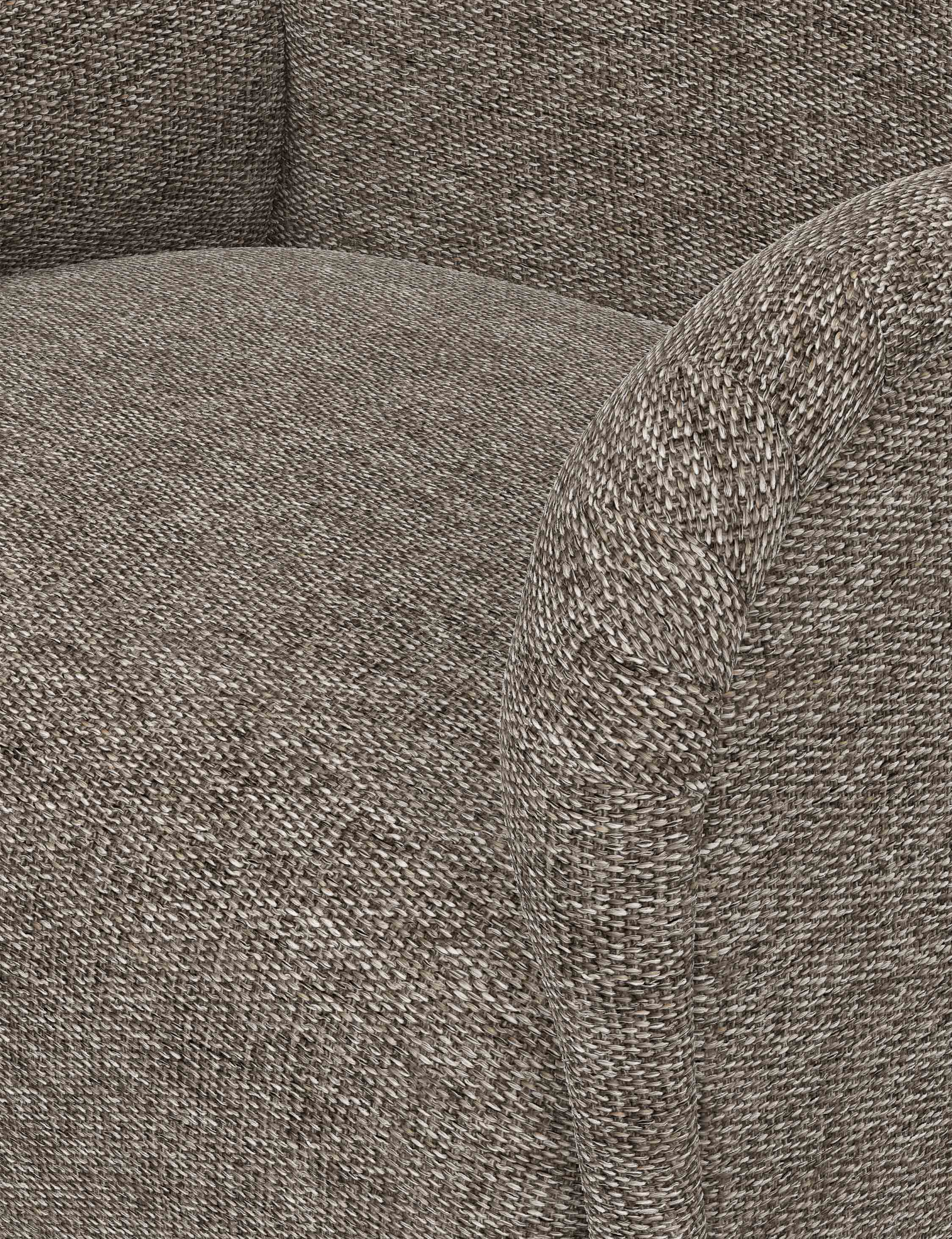 Bela Swivel Chair | Overstuffed Arms, Custom Upholstery