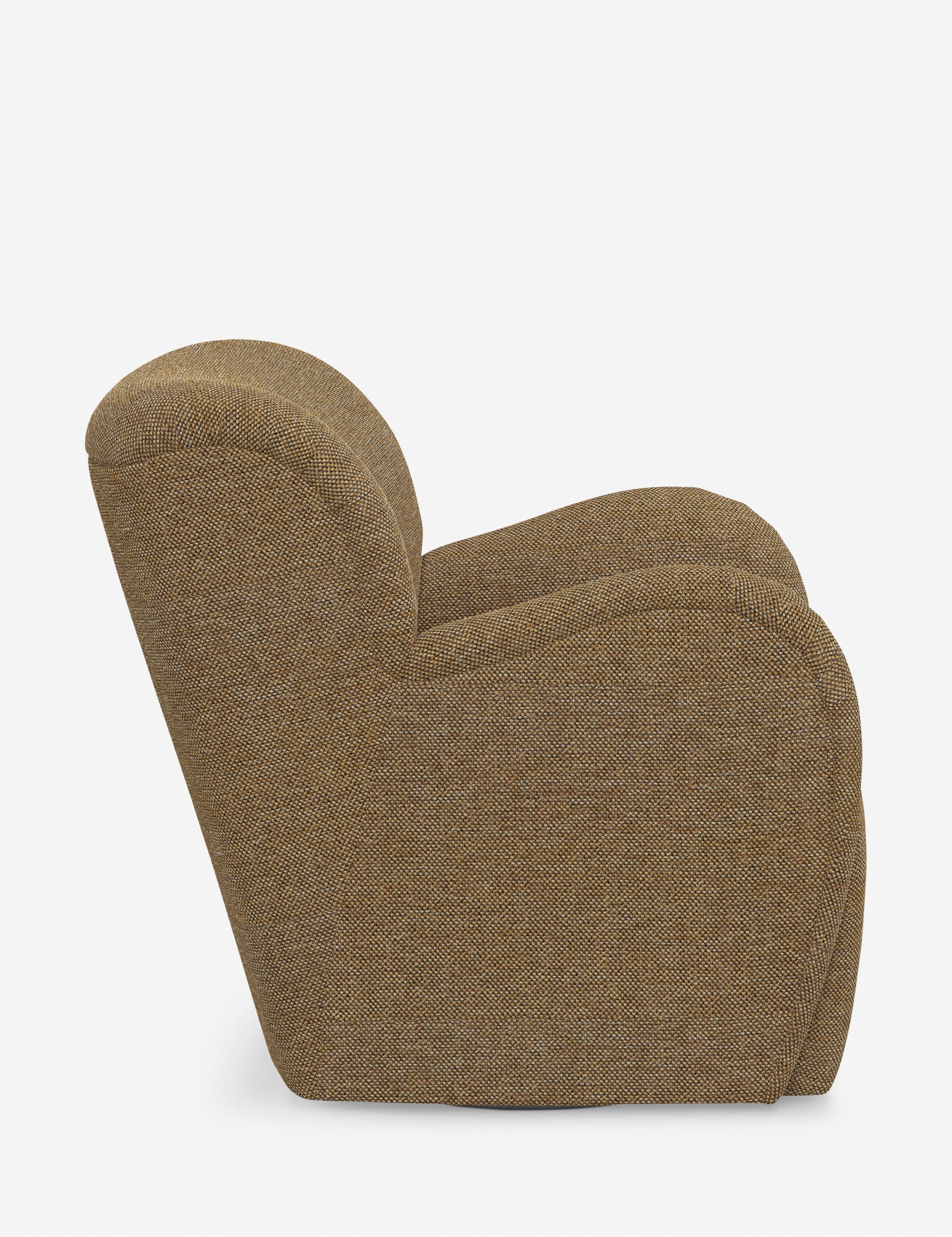 Bela Swivel Chair | Overstuffed Arms, Custom Upholstery