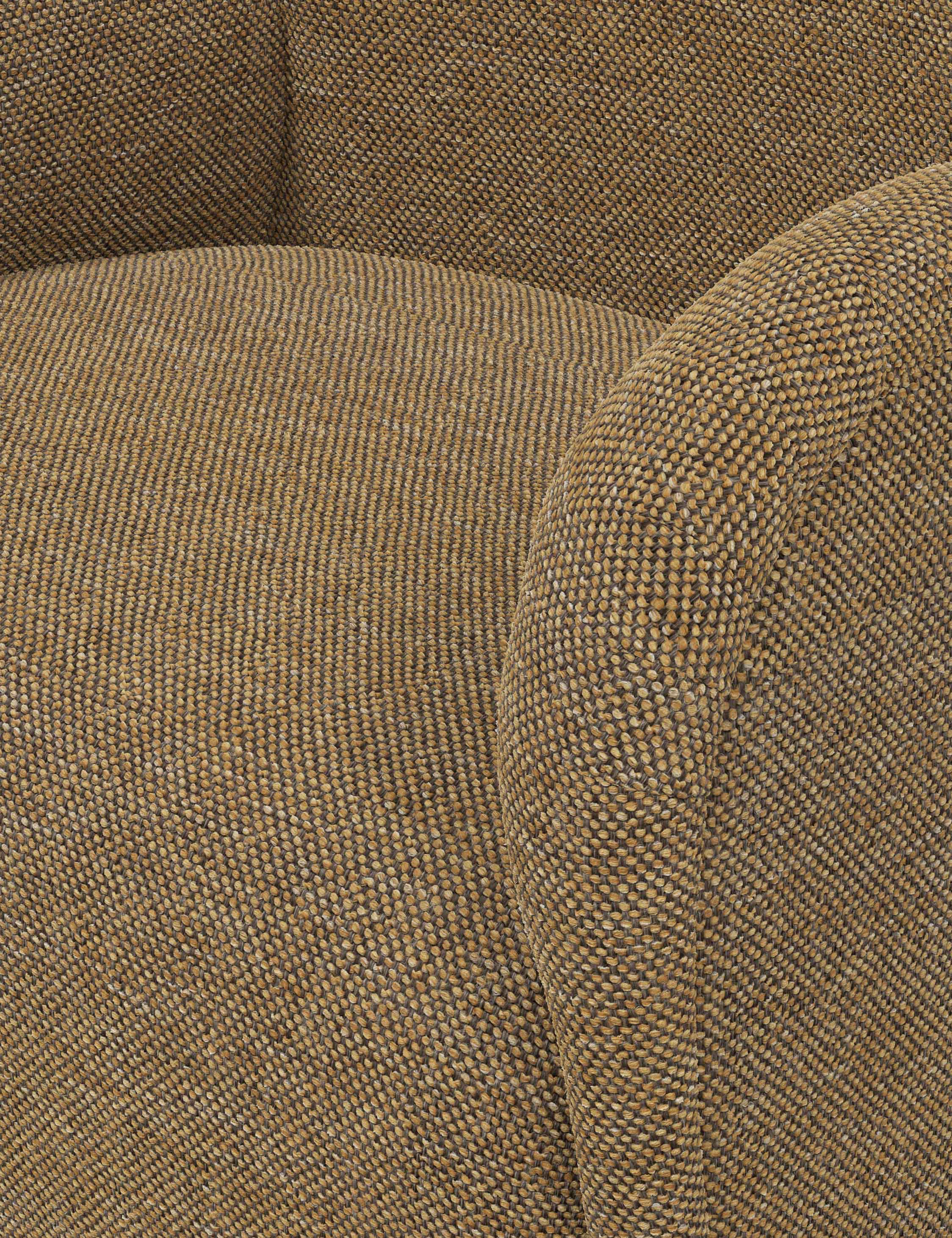 Bela Swivel Chair | Overstuffed Arms, Custom Upholstery