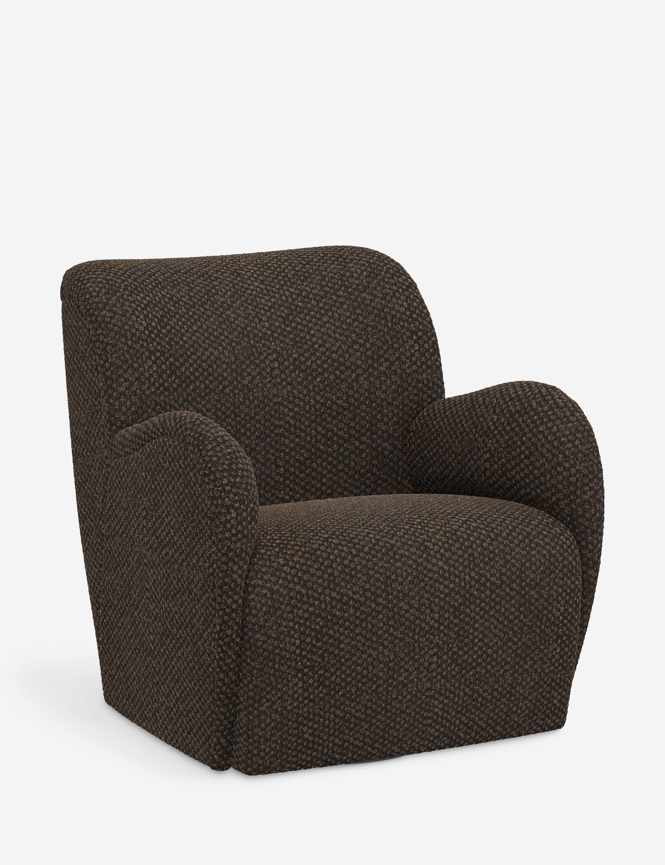 Bela Swivel Chair | Overstuffed Arms, Custom Upholstery