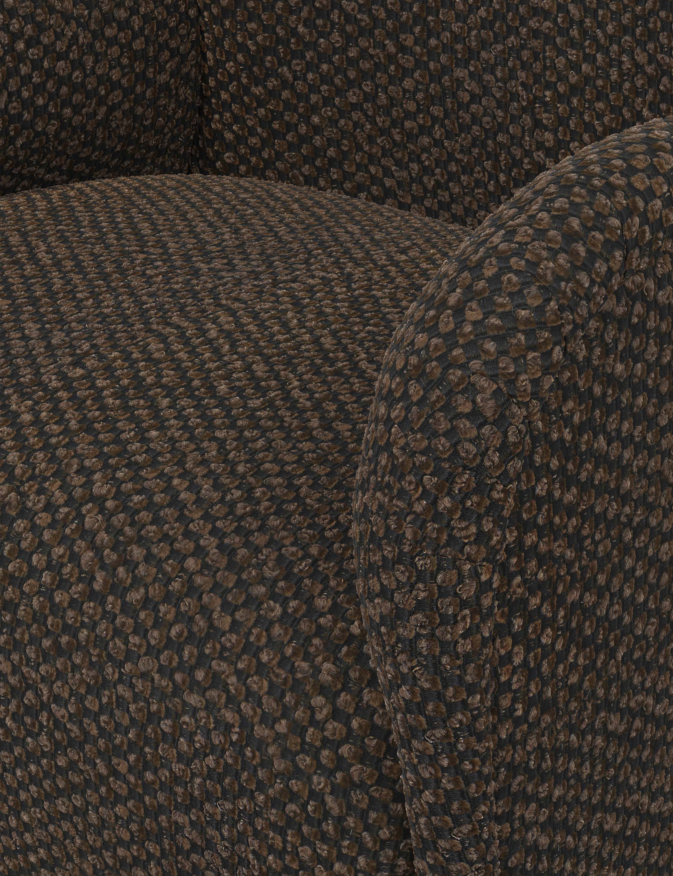 Bela Swivel Chair | Overstuffed Arms, Custom Upholstery
