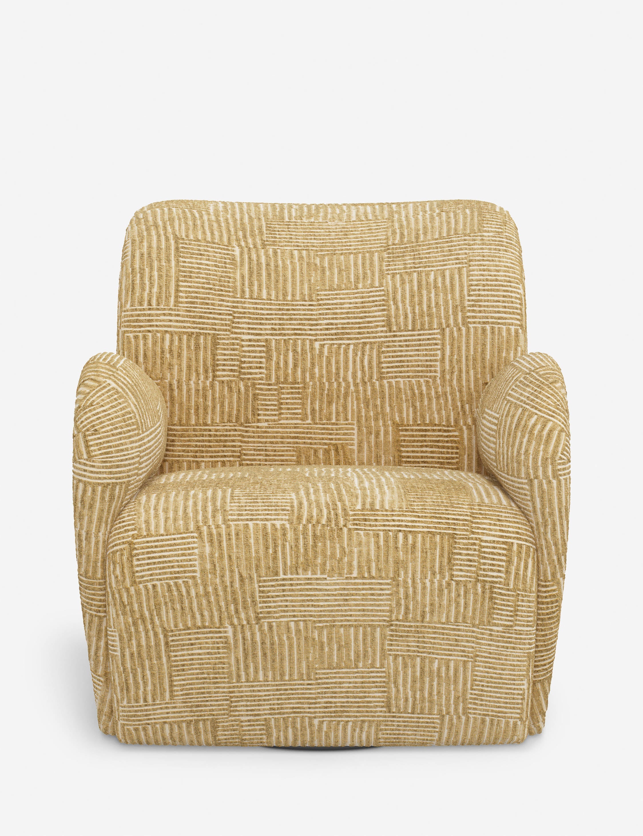 Bela Swivel Chair | Overstuffed Arms, Custom Upholstery
