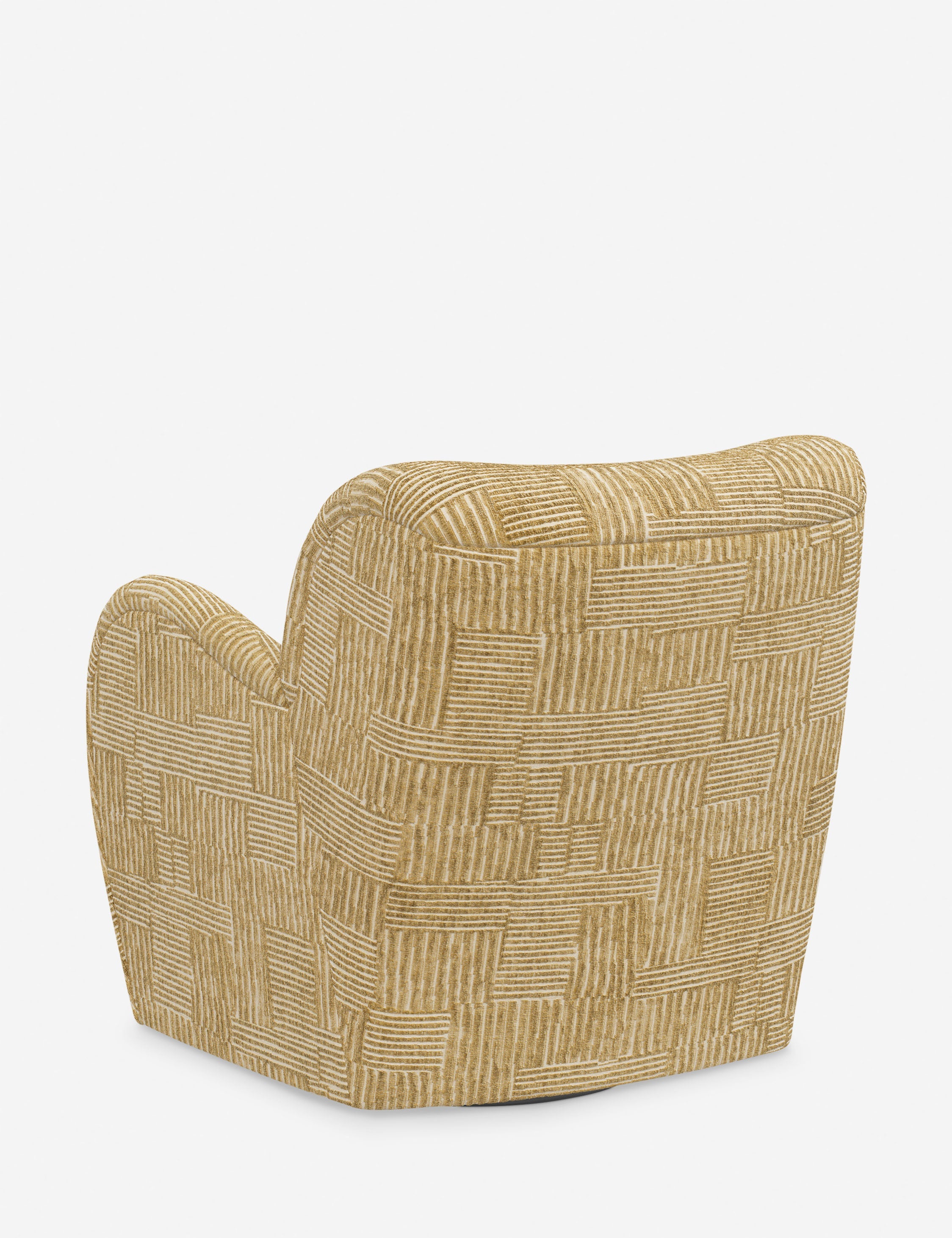 Bela Swivel Chair | Overstuffed Arms, Custom Upholstery