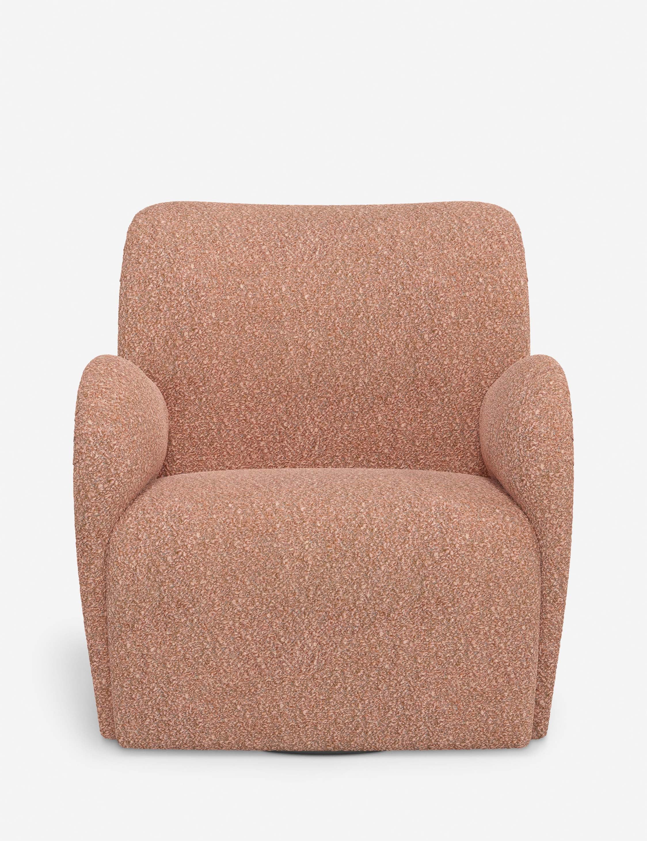 Bela Swivel Chair | Overstuffed Arms, Custom Upholstery