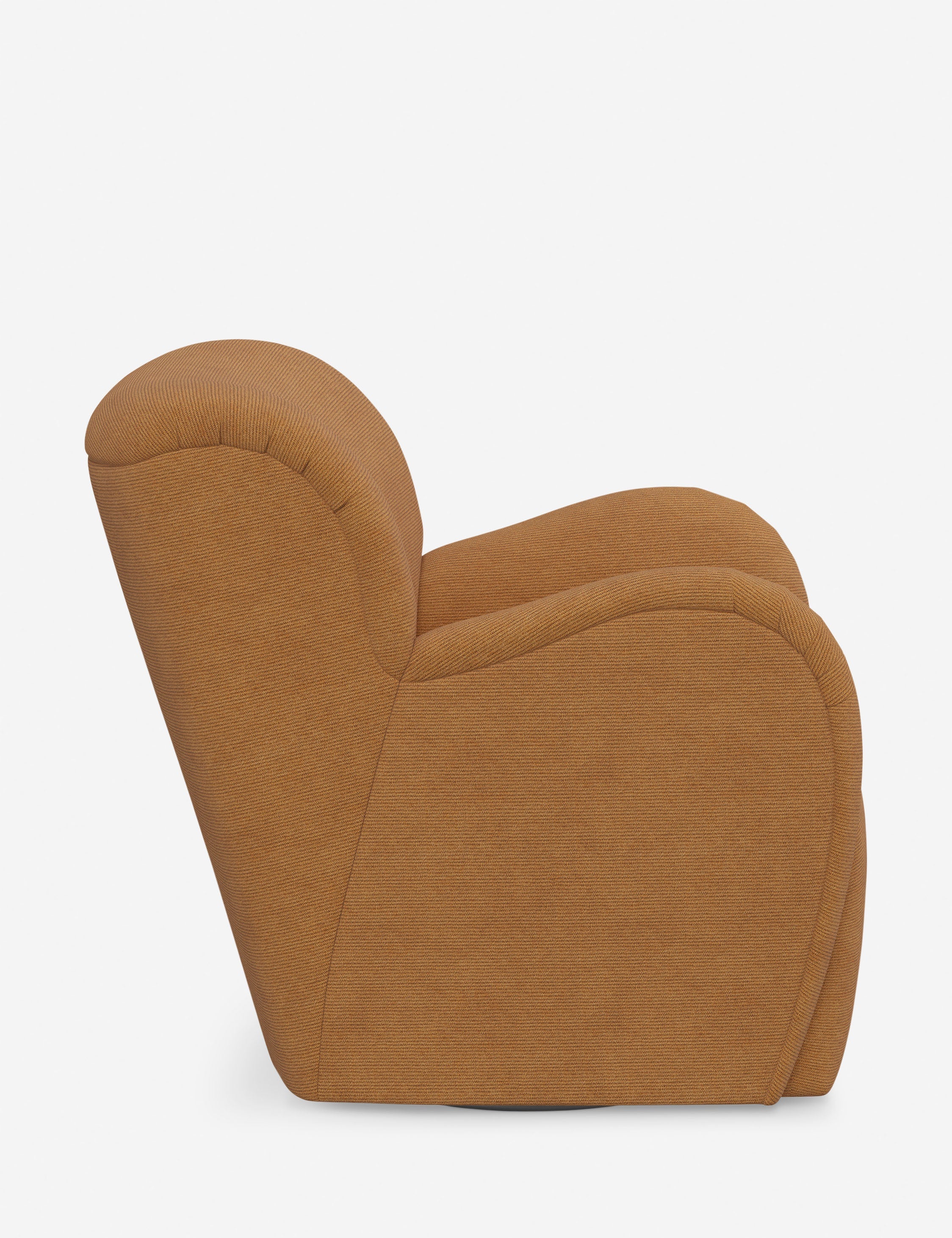 Bela Swivel Chair | Overstuffed Arms, Custom Upholstery