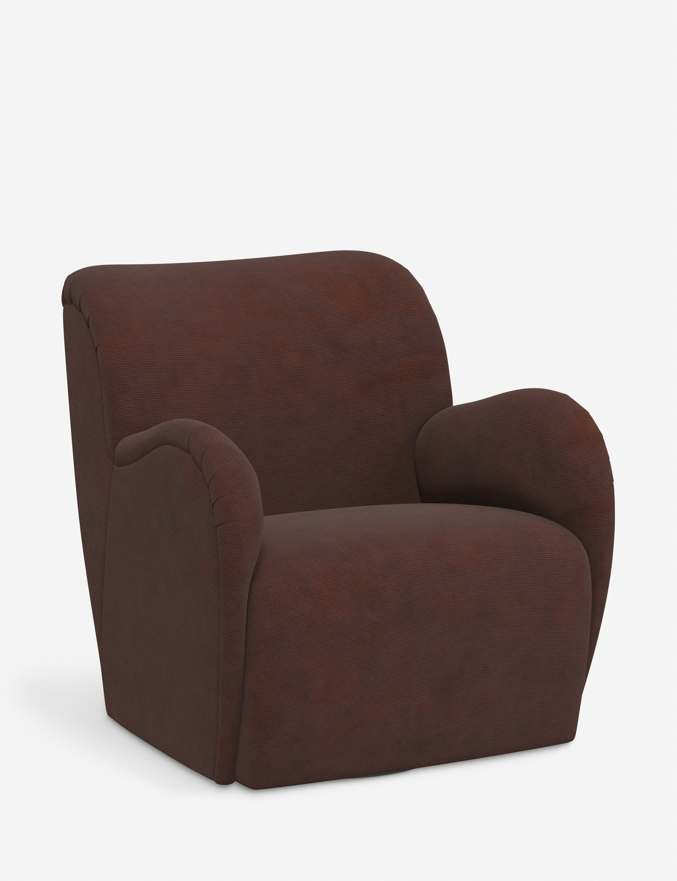 Bela Swivel Chair | Overstuffed Arms, Custom Upholstery