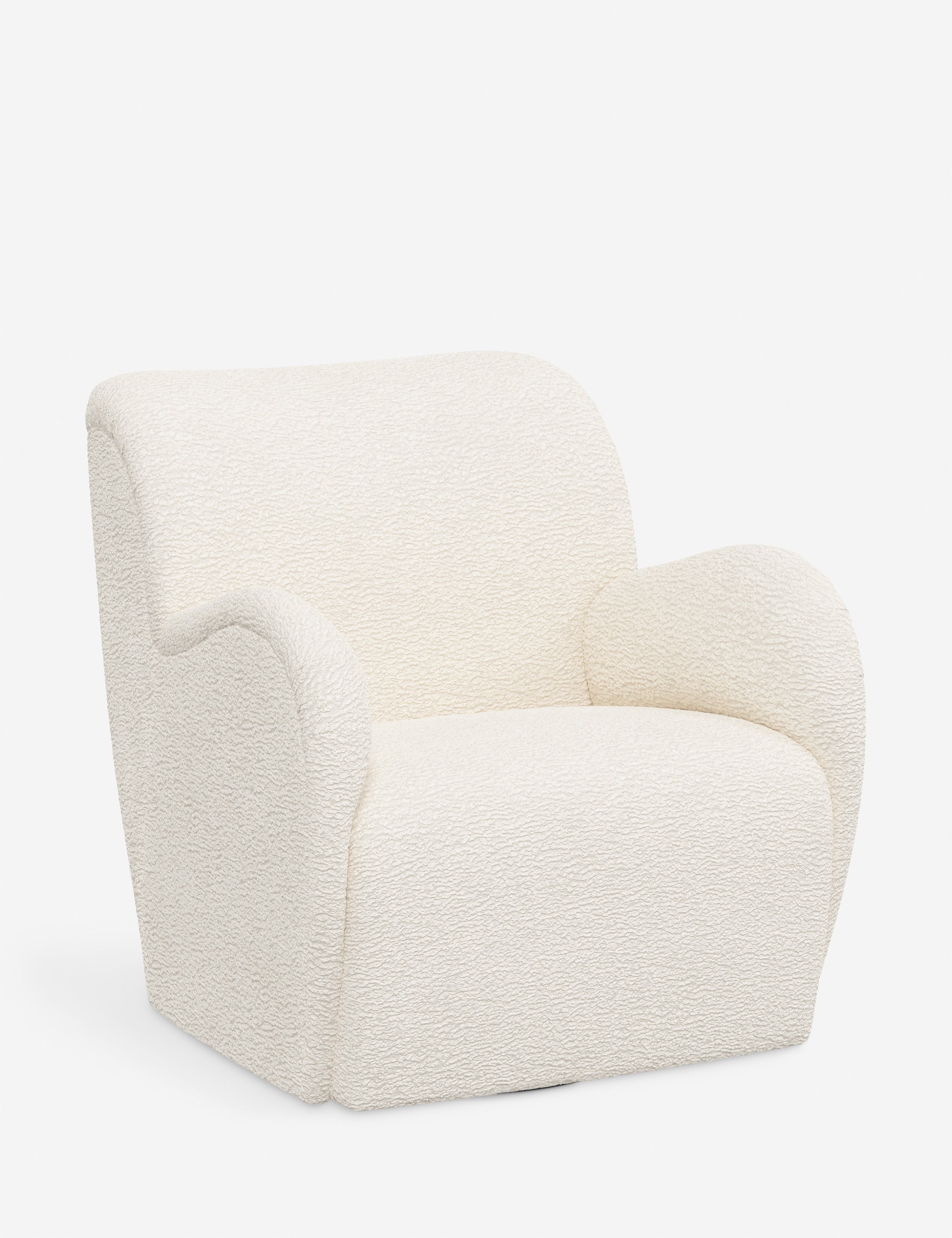 Bela Swivel Chair | Overstuffed Arms, Custom Upholstery