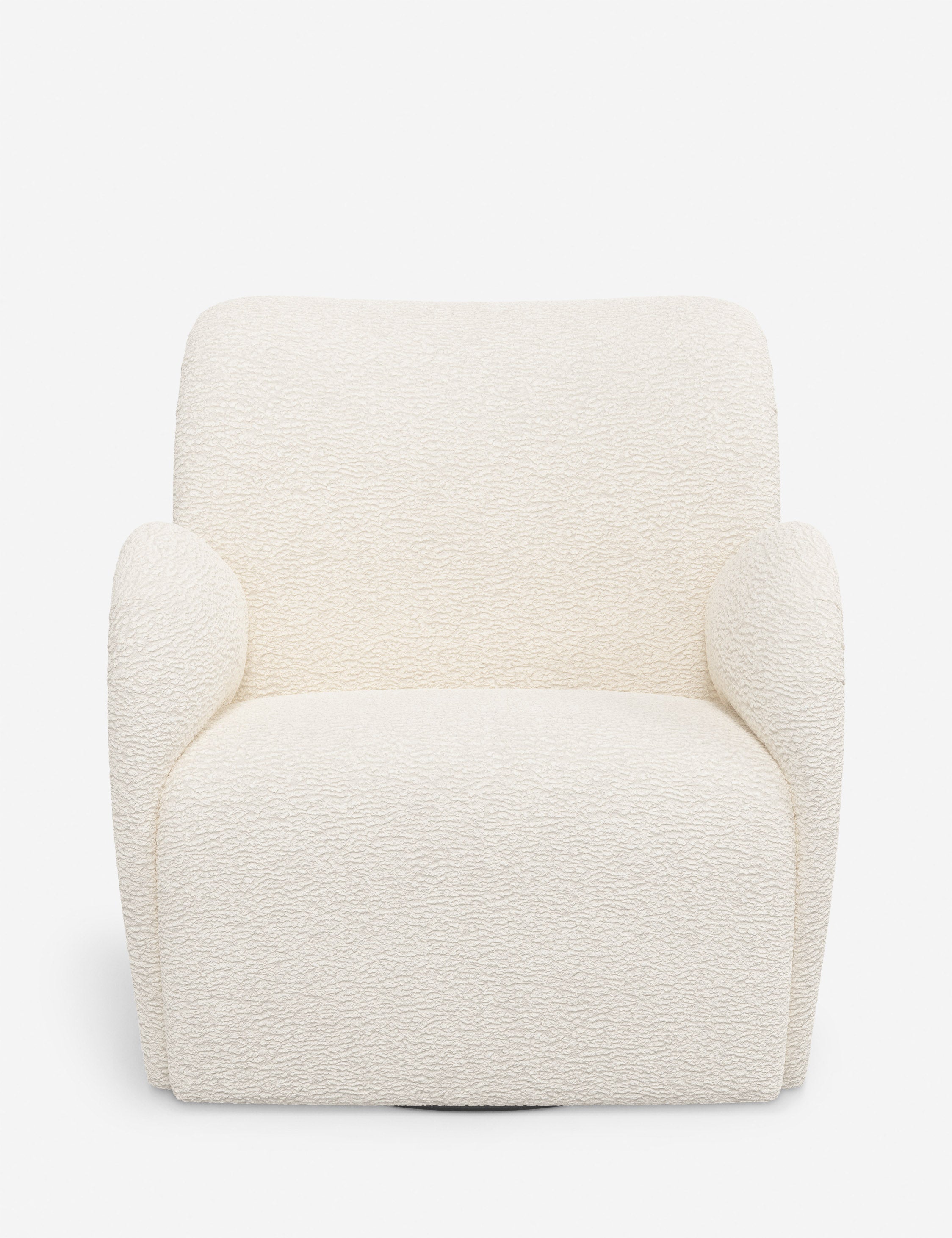 Bela Swivel Chair | Overstuffed Arms, Custom Upholstery