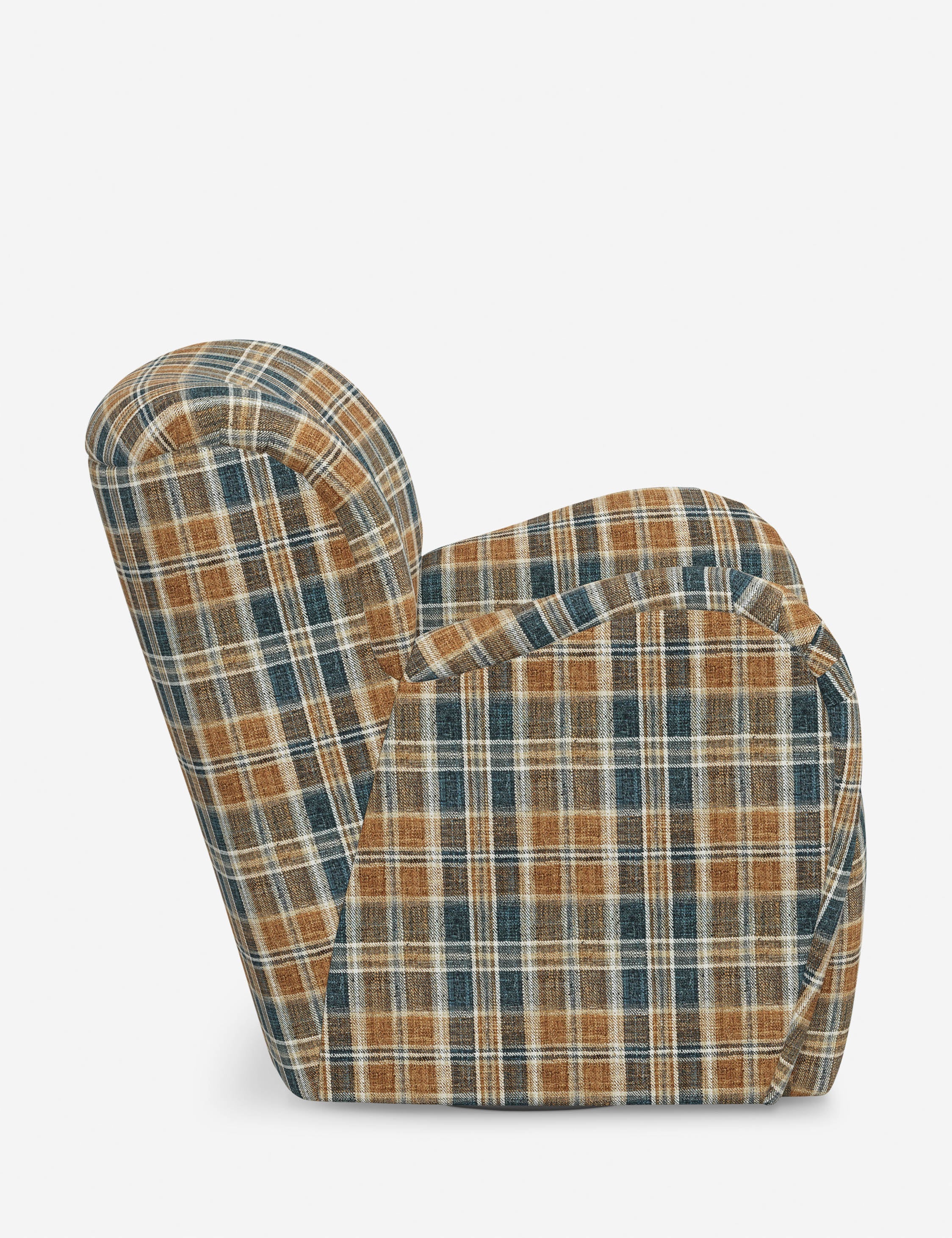 Bela Swivel Chair | Overstuffed Arms, Custom Upholstery