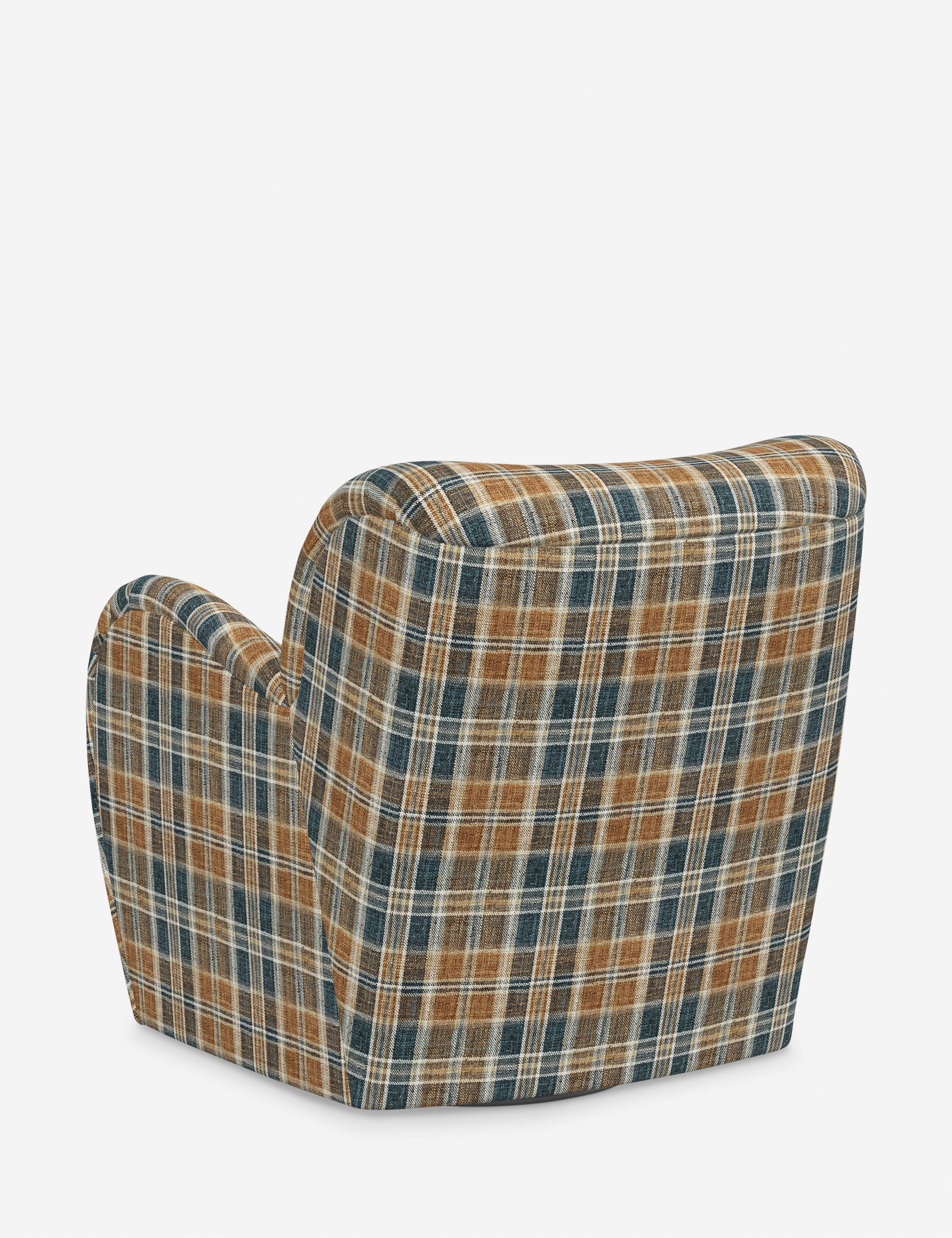 Bela Swivel Chair | Overstuffed Arms, Custom Upholstery