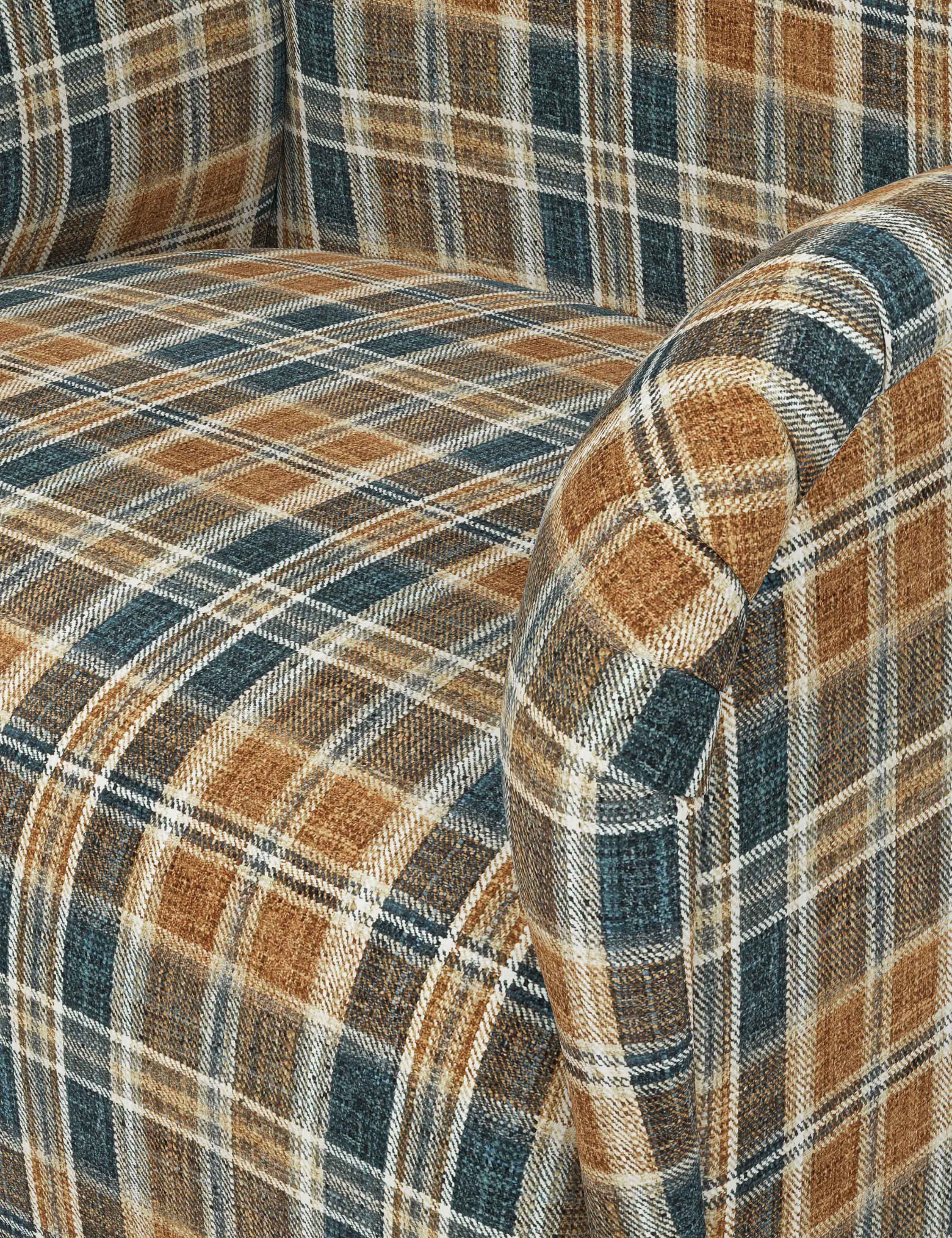 Bela Swivel Chair | Overstuffed Arms, Custom Upholstery
