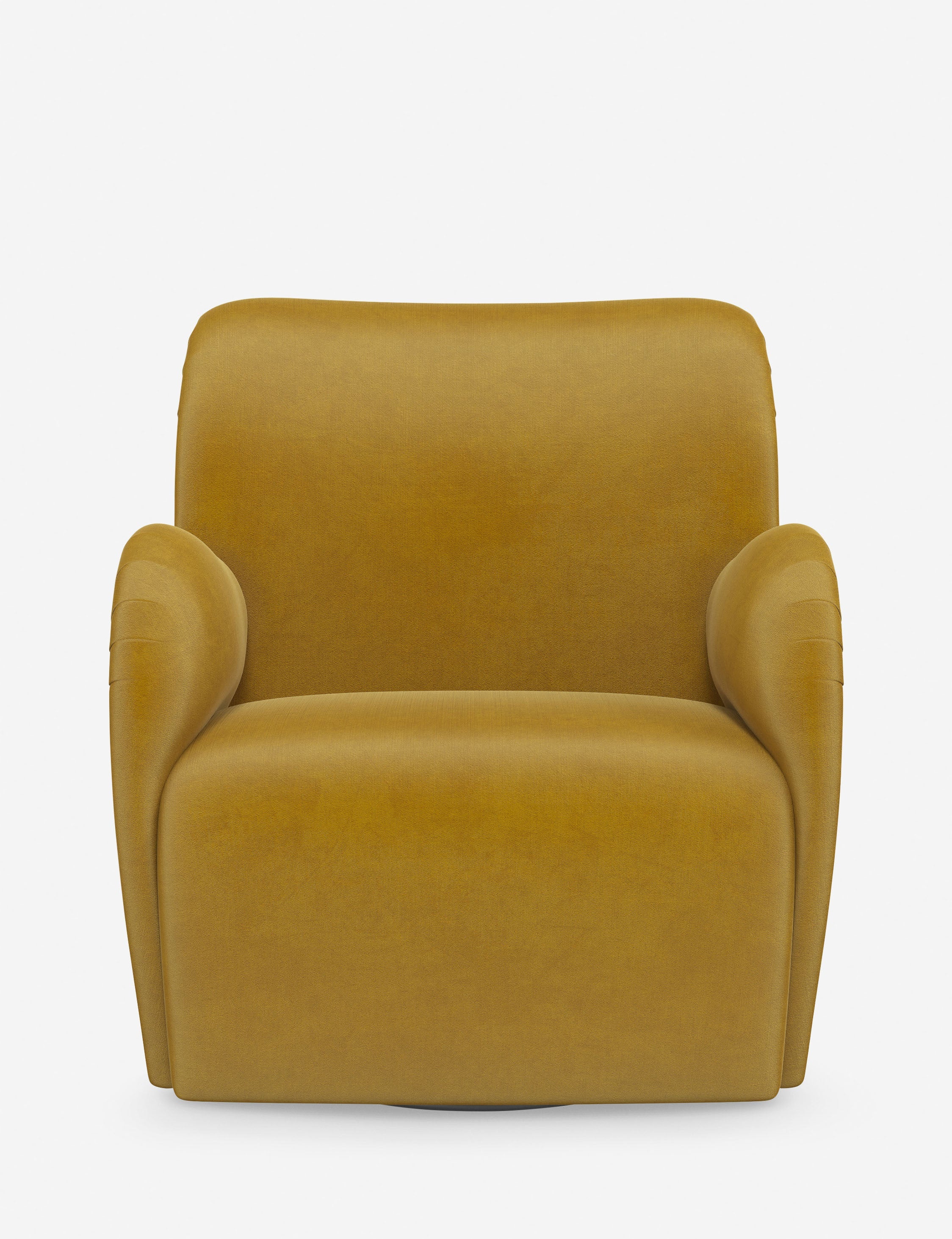 Bela Swivel Chair | Overstuffed Arms, Custom Upholstery