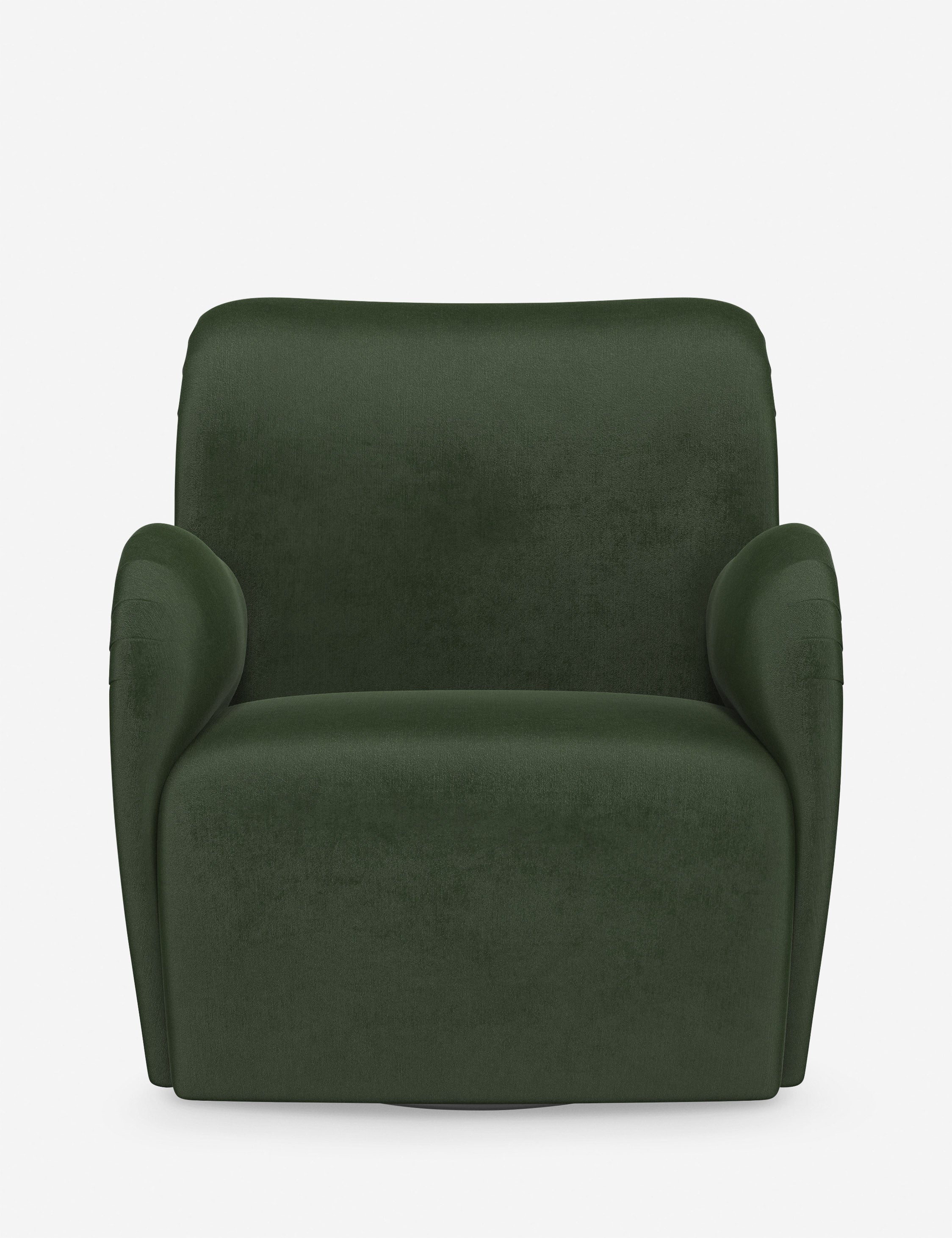 Bela Swivel Chair | Overstuffed Arms, Custom Upholstery