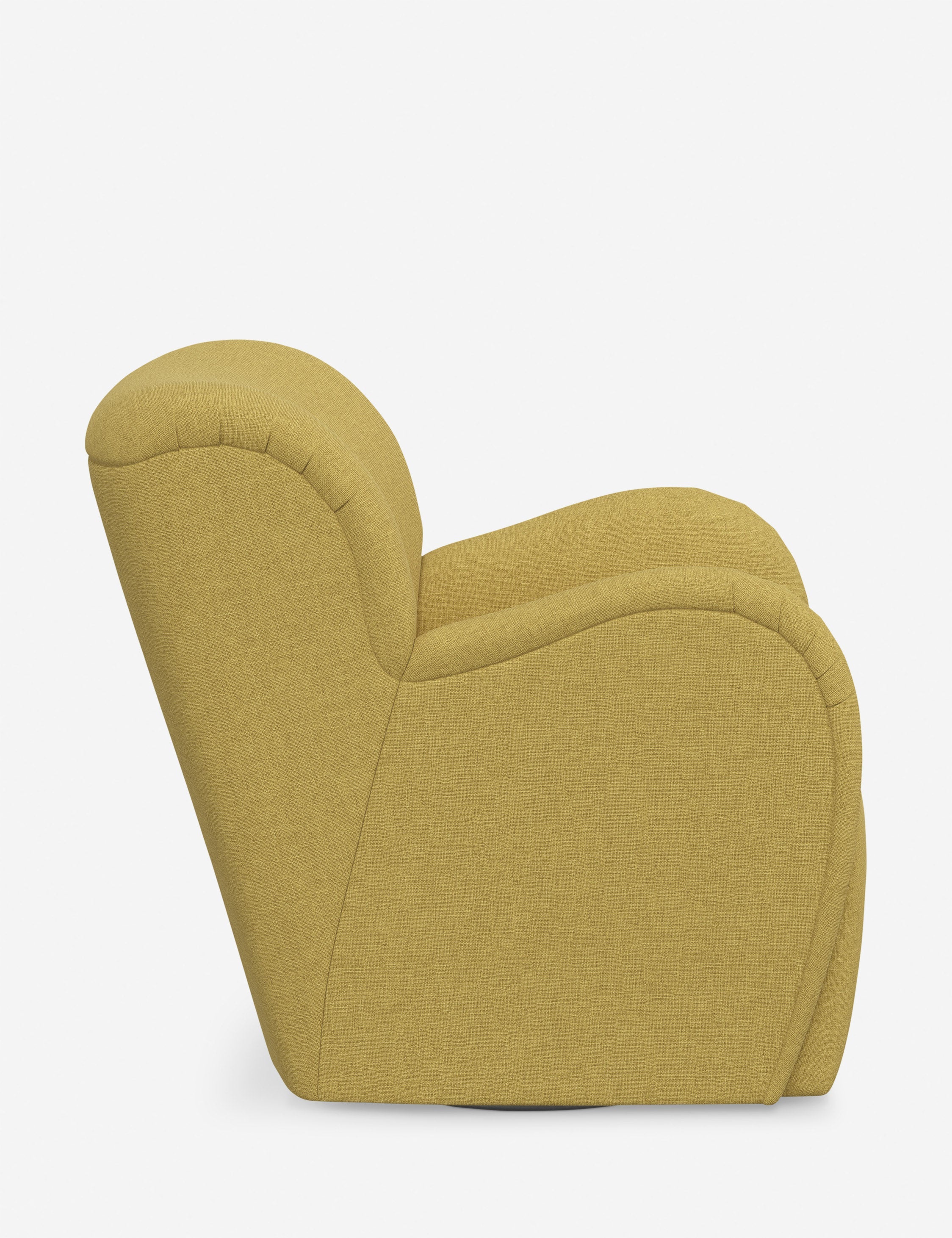 Bela Swivel Chair | Overstuffed Arms, Custom Upholstery