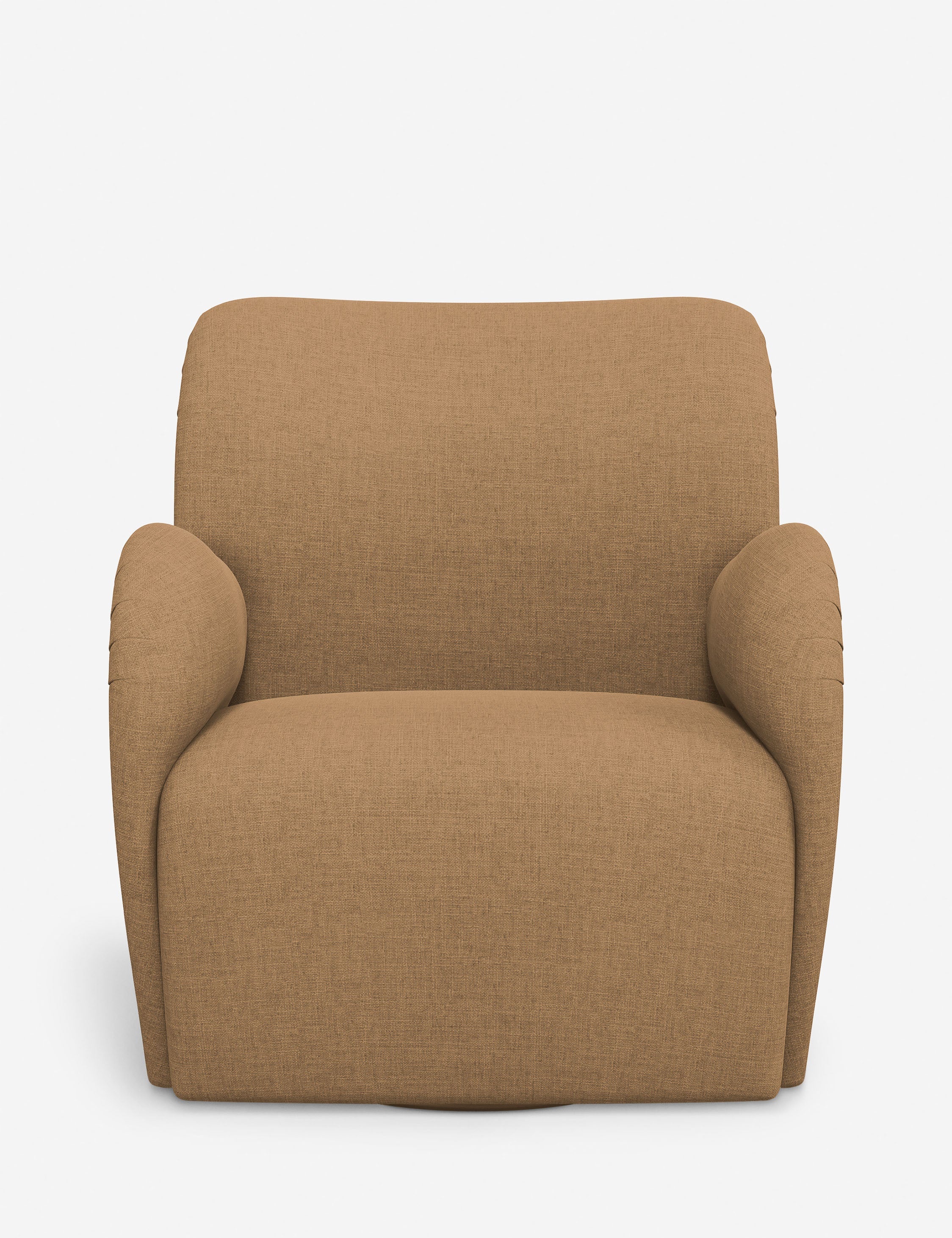 Bela Swivel Chair | Overstuffed Arms, Custom Upholstery
