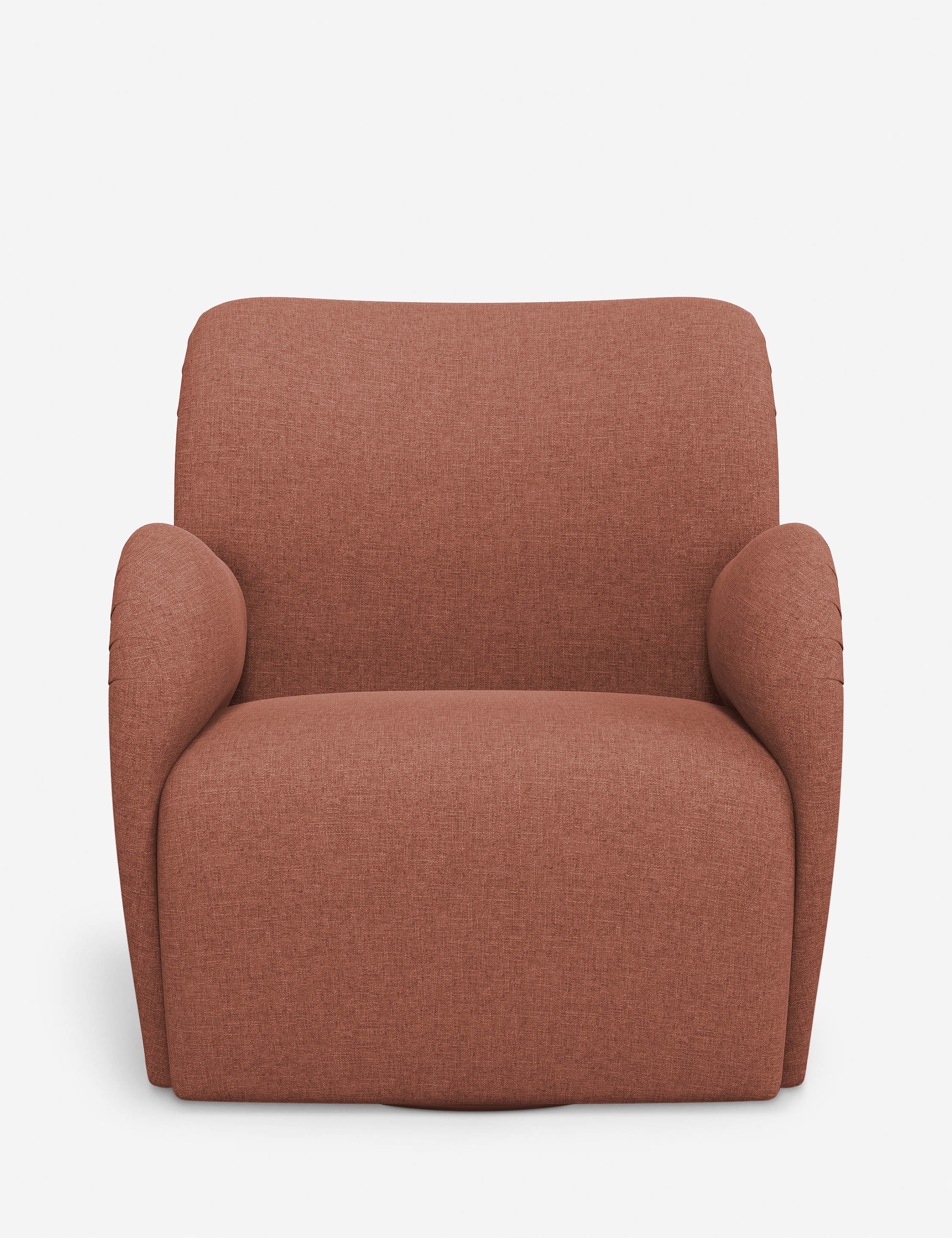 Bela Swivel Chair | Overstuffed Arms, Custom Upholstery