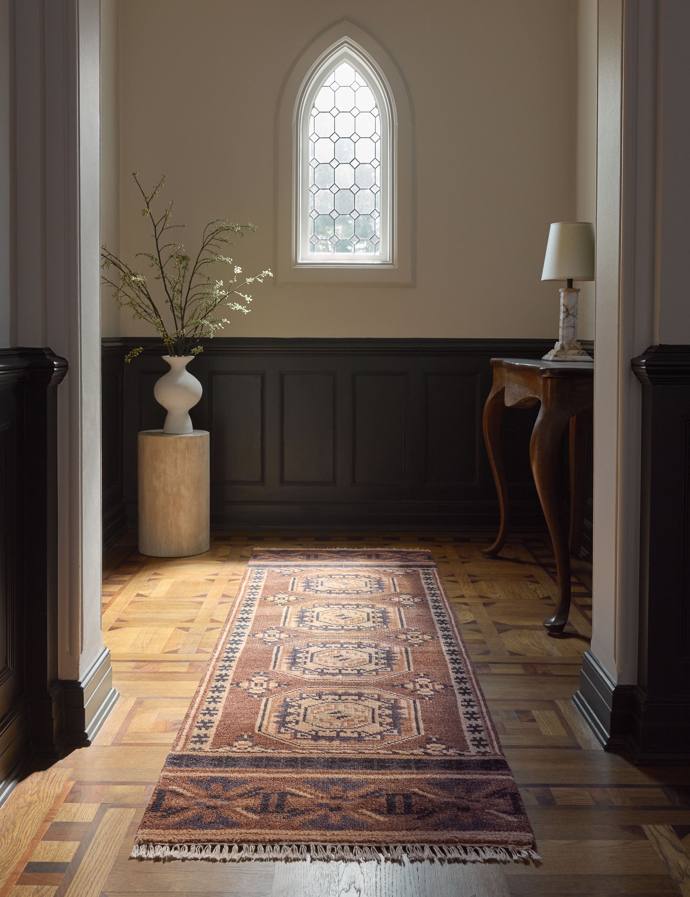 Cortex Hand-Knotted Wool Rug | Timeless Motifs, Durable Softness