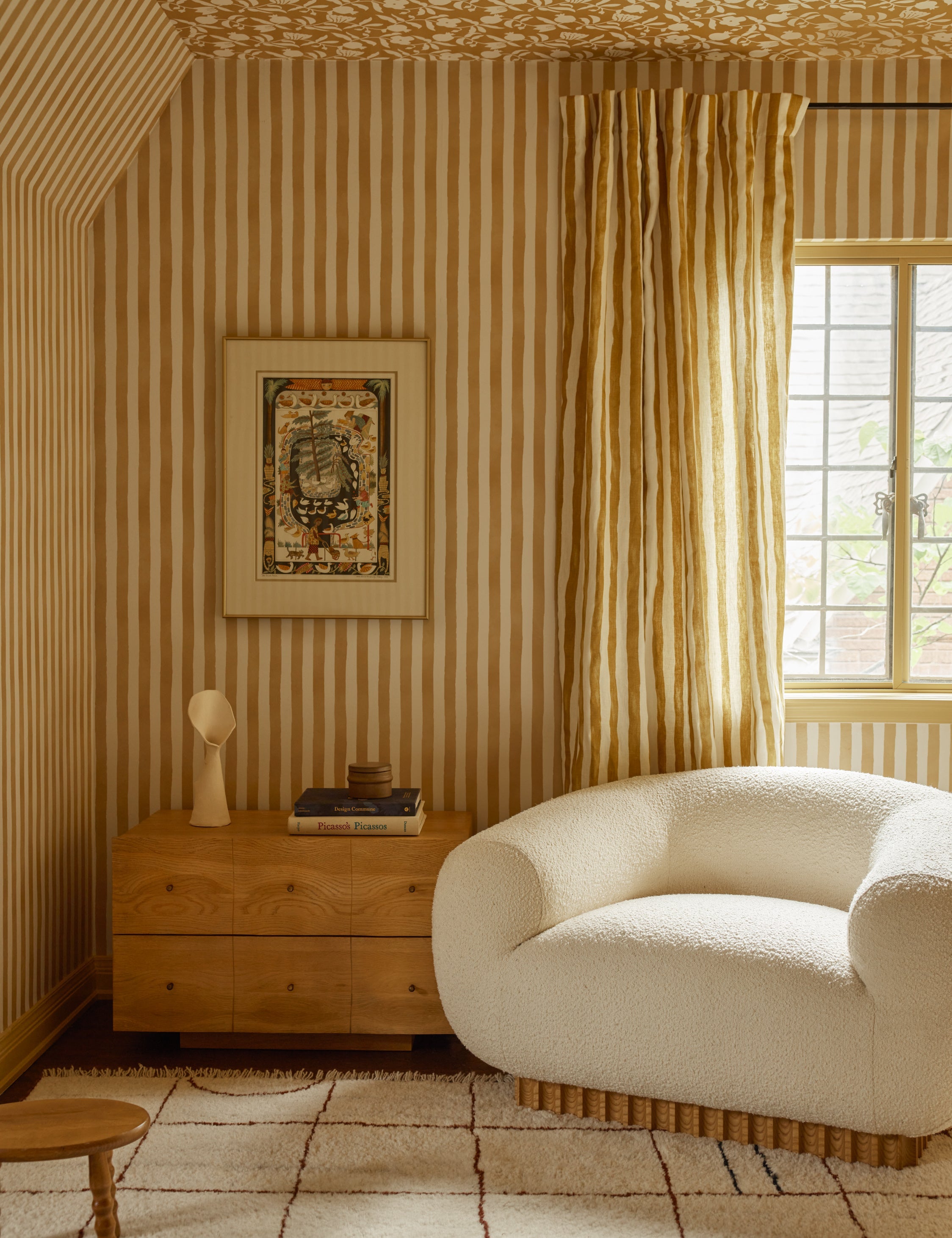 Pinnacle Stripe Curtain Panel | Linen, Exclusive Design by Sarah Sherman Samuel