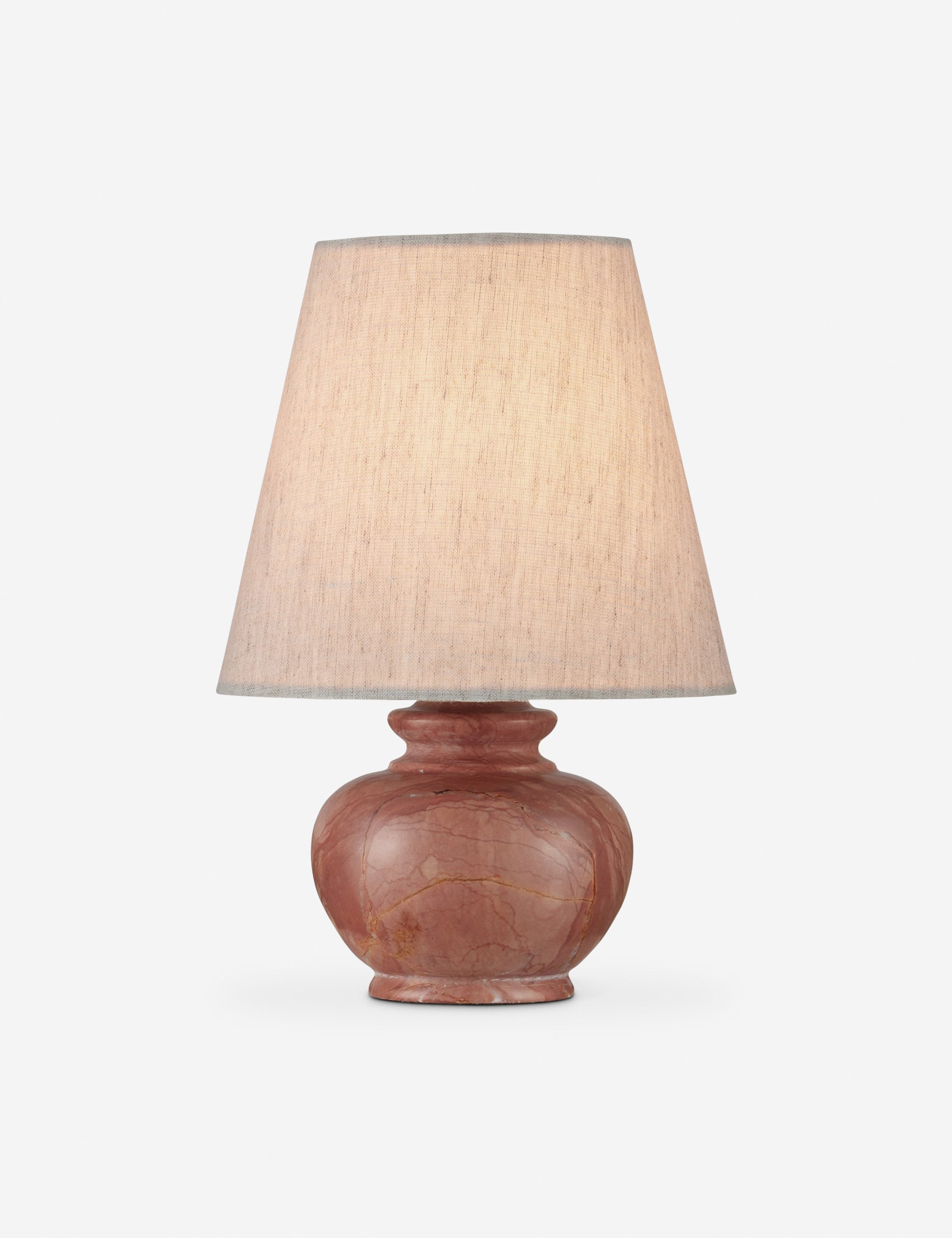 Bela Mini Table Lamp | Luxe Stone Base, Elegant Design