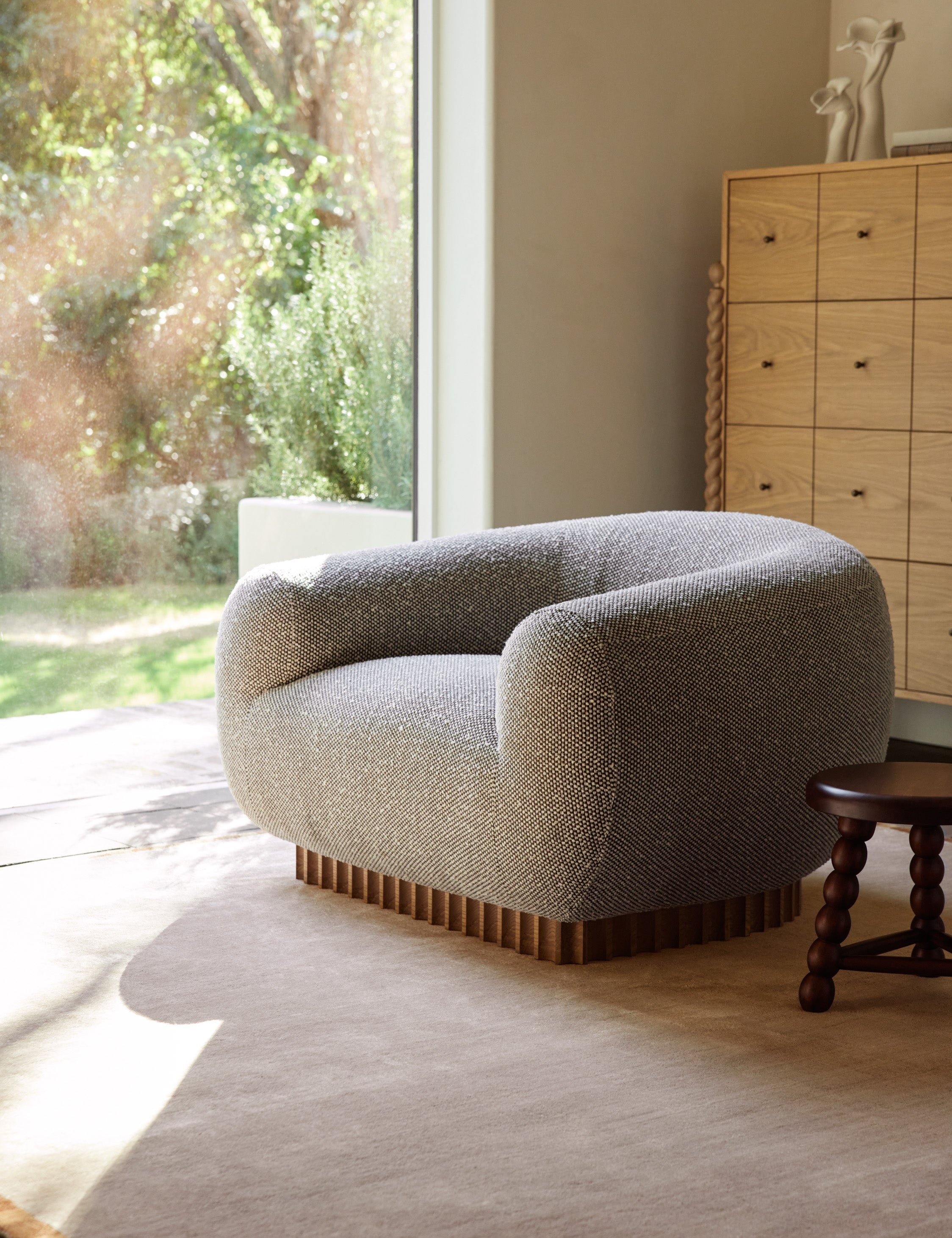 Bela Accent Chair | Bouclé Upholstery, Plush Comfort