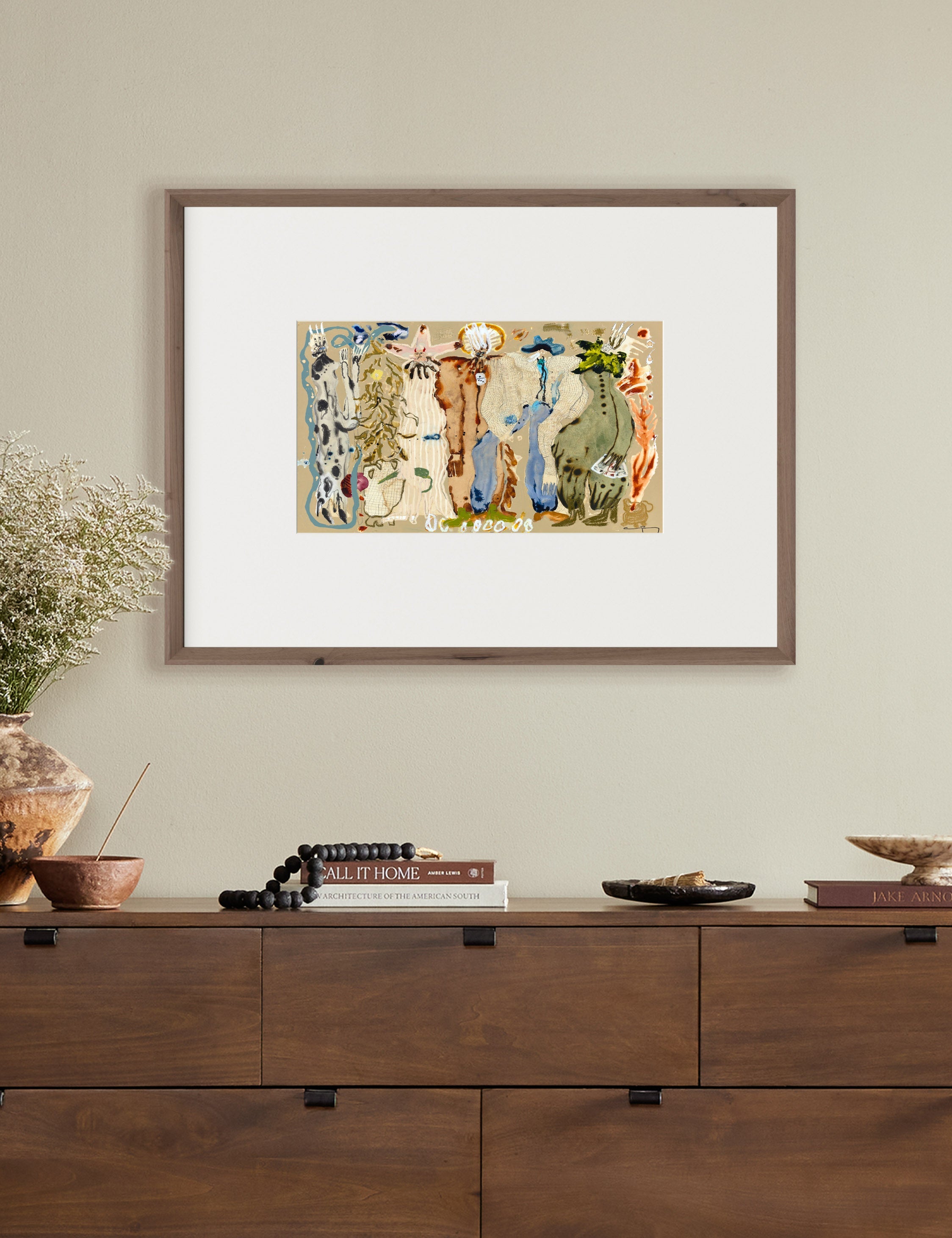 Bela Wall Art | Vibrant Earthy Hues, Fluid Lines