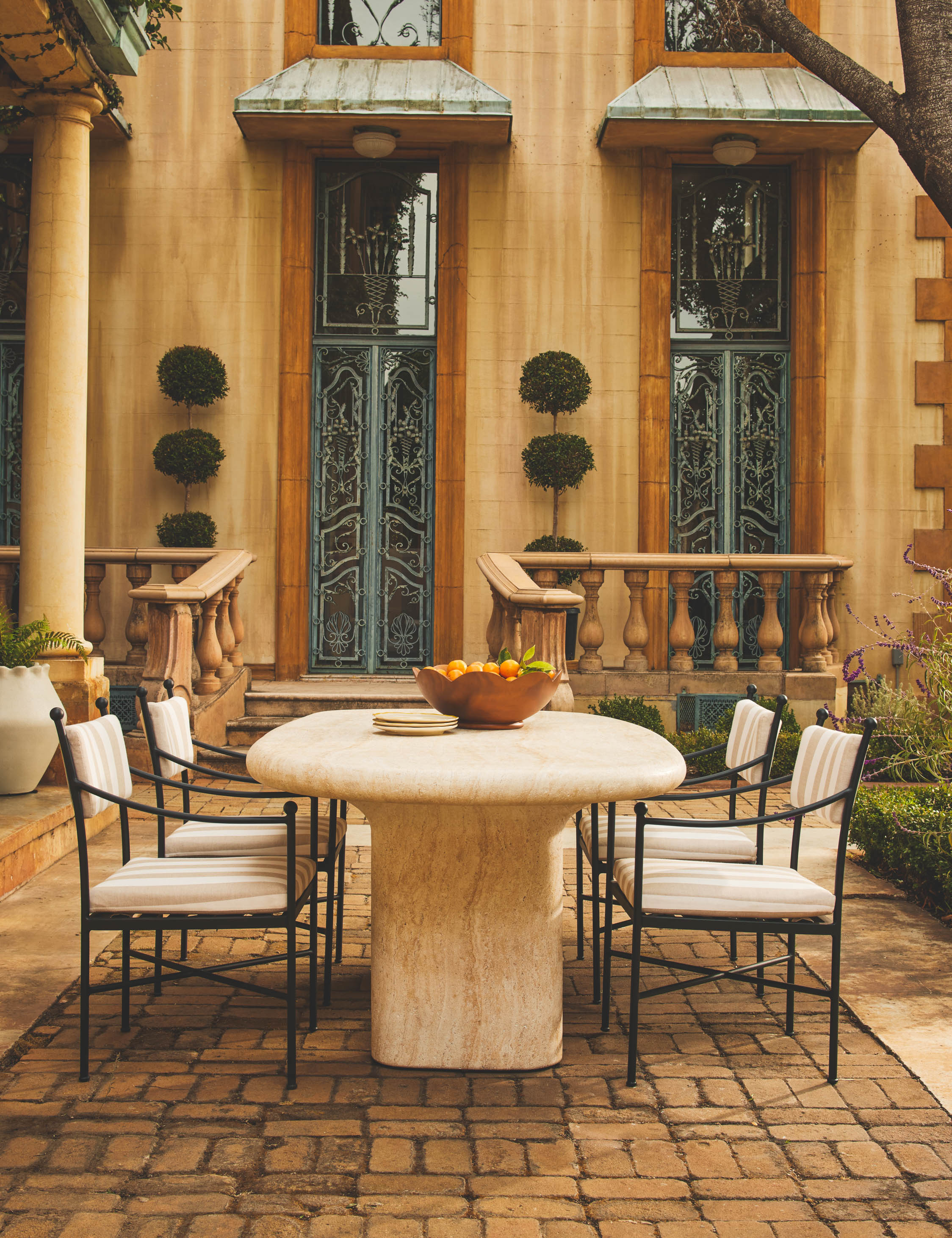 Leni Outdoor Dining Chair | Custom Cushions for Comfort