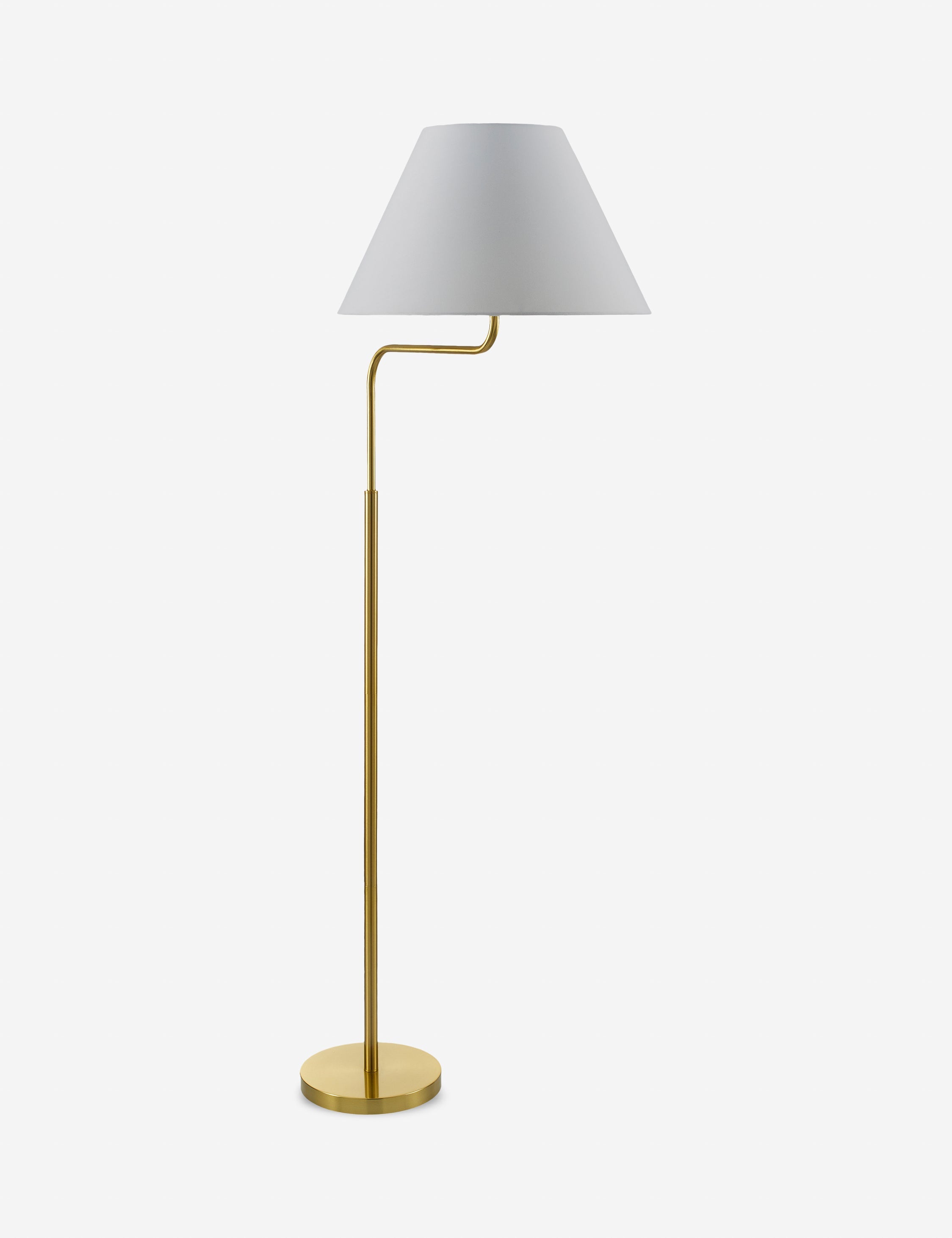 Elysian Floor Lamp | Brass Finish, Minimalist Design