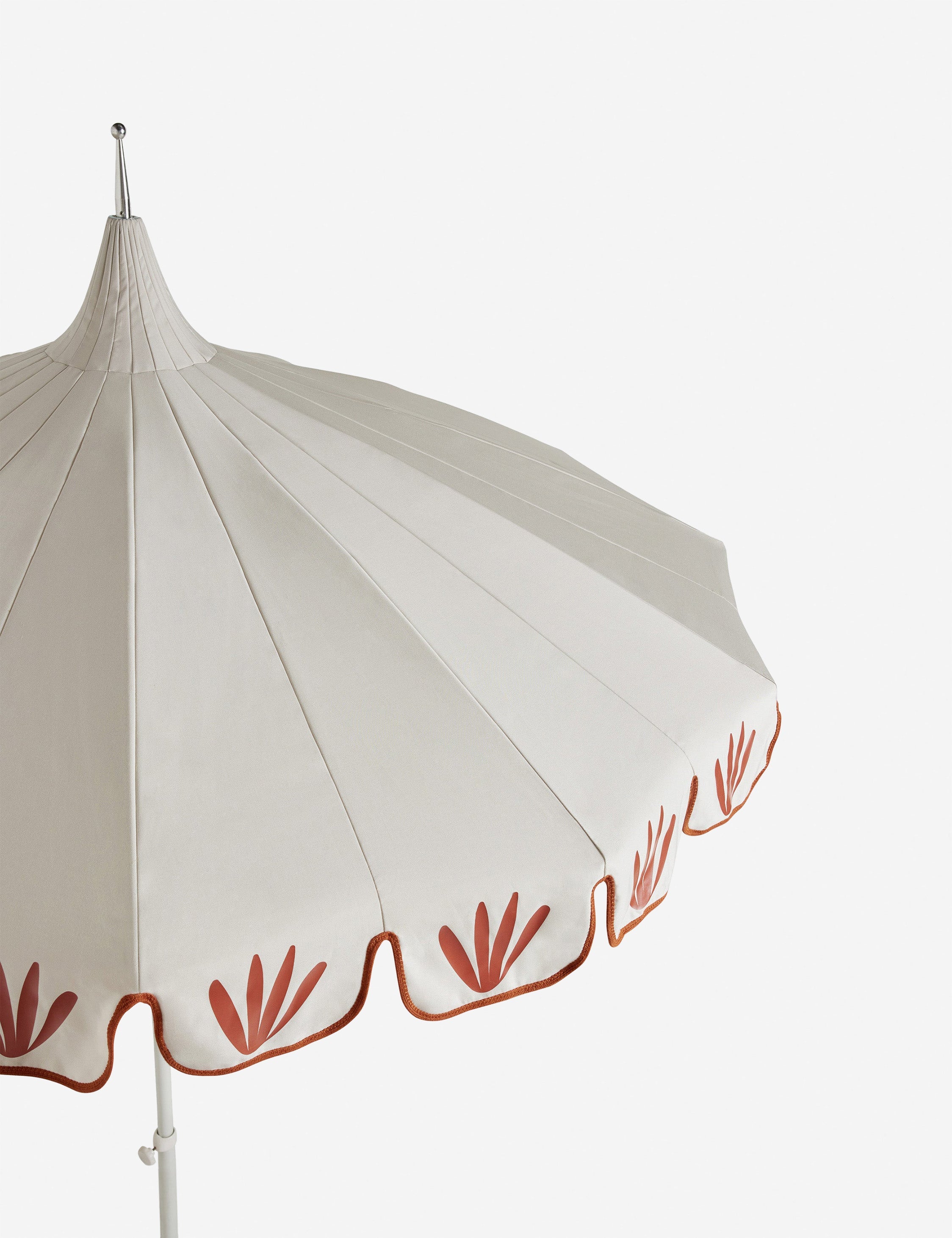 Aamu Pagoda Umbrella | Sunbrella Canopy, Coastal Design