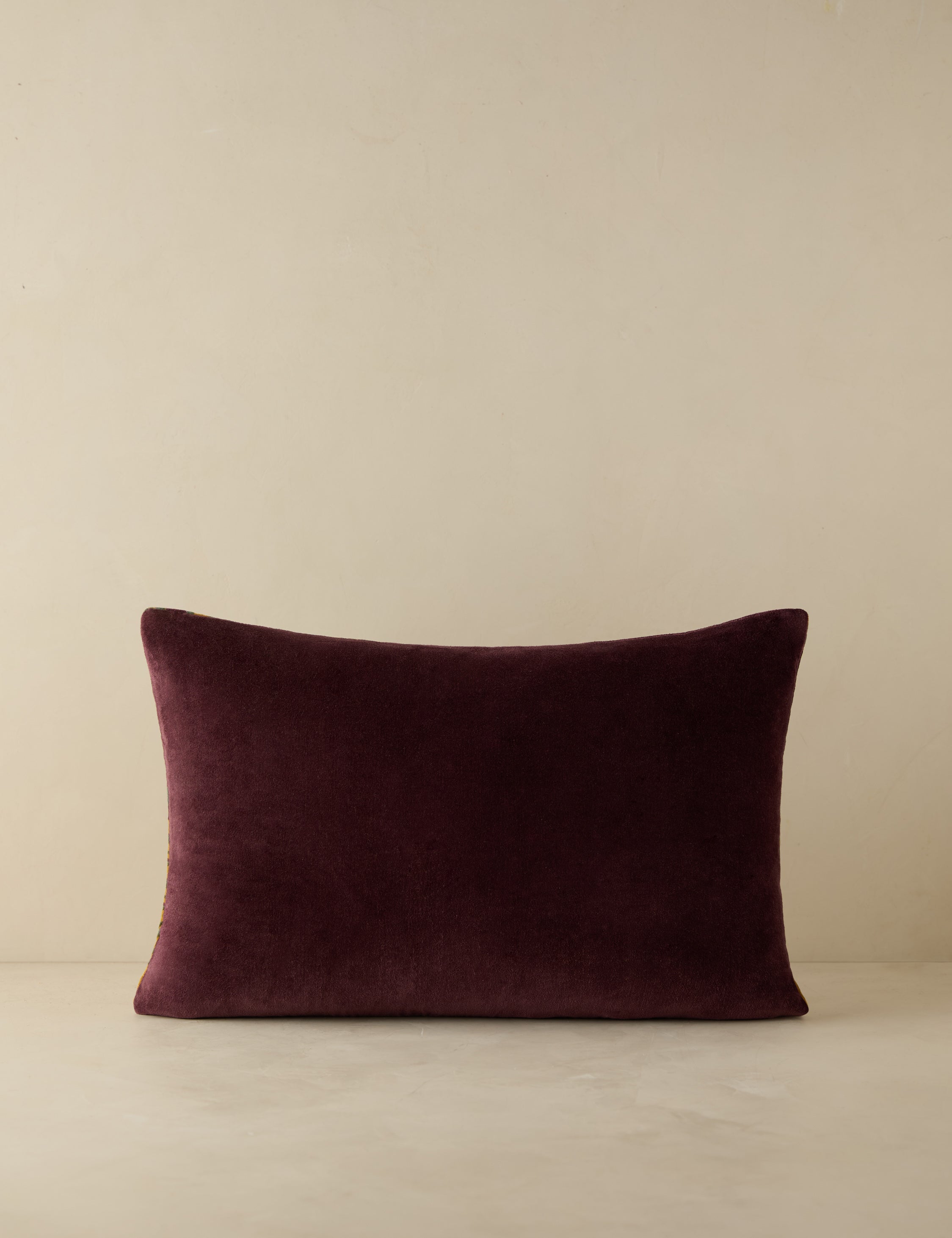 Aveline Velvet Pillow | Bold Floral Design, Luxurious Texture