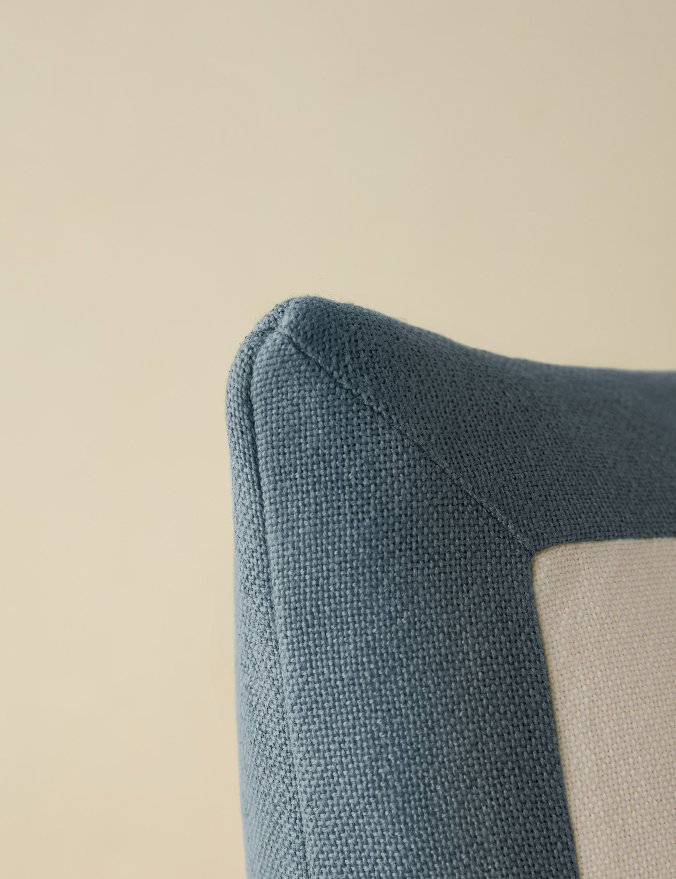 Amica Outdoor Pillow | Colorful Border, Antique White Center