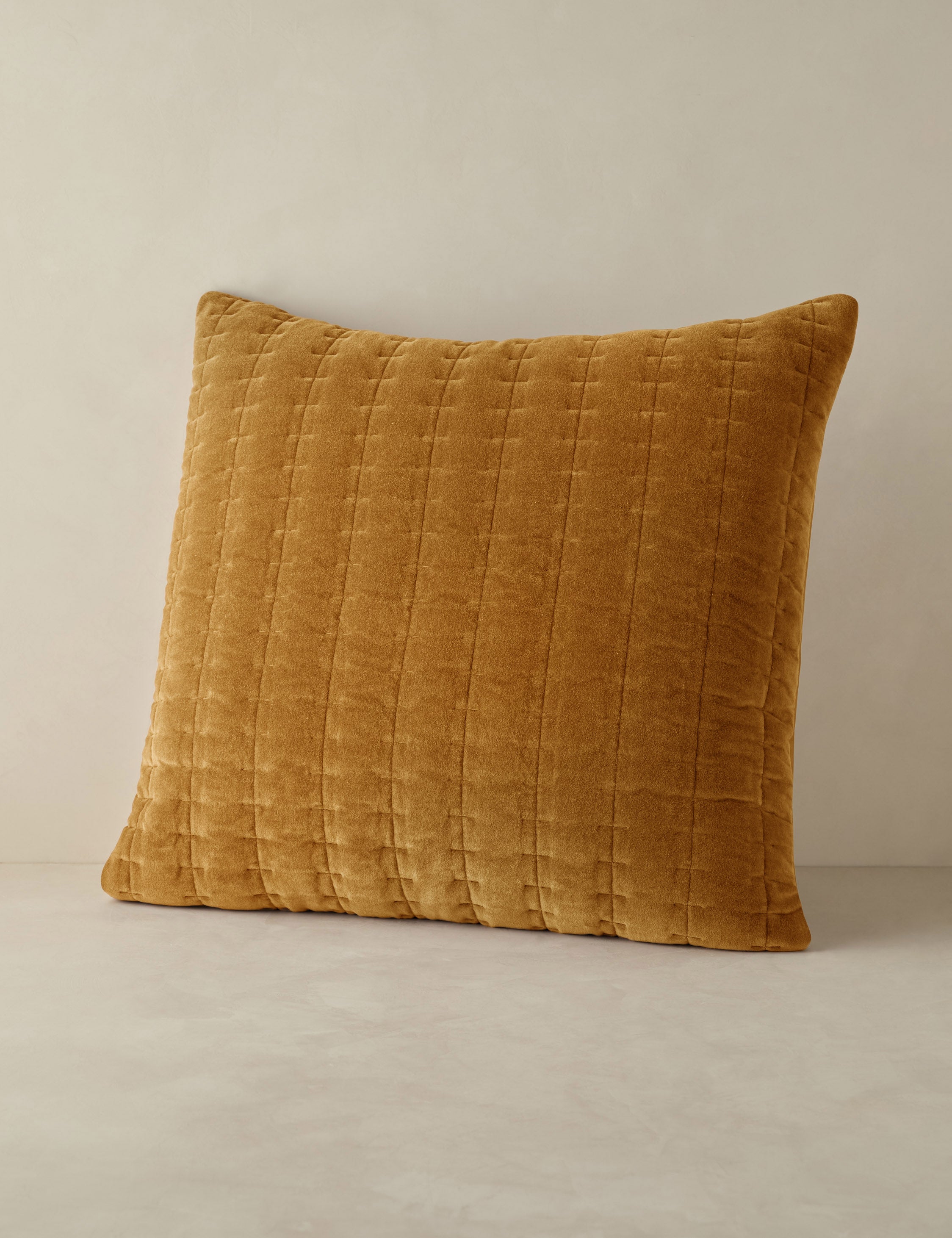 Astra Velvet Sham | Quilted Texture, Luxurious Touch