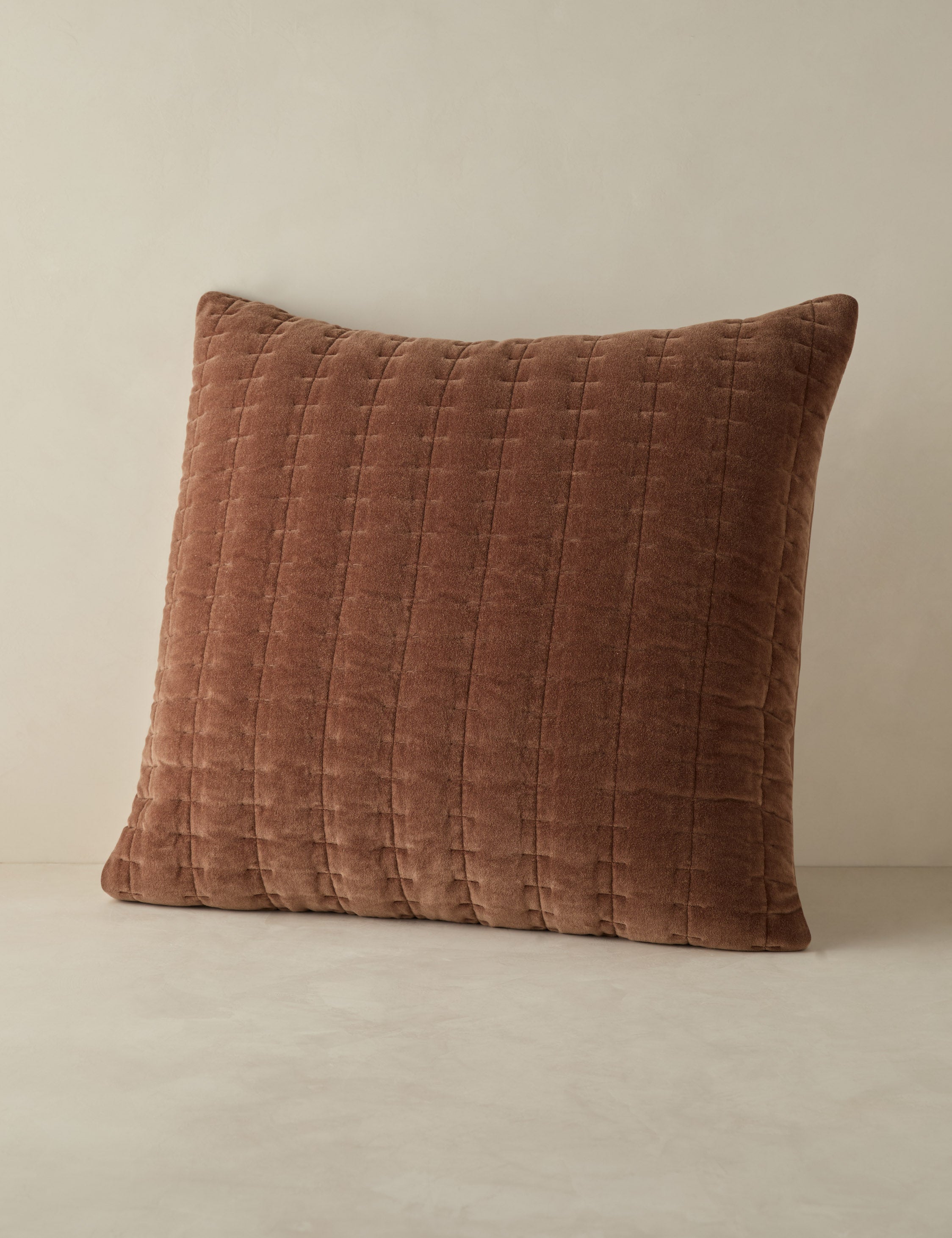 Astra Velvet Sham | Quilted Texture, Luxurious Touch