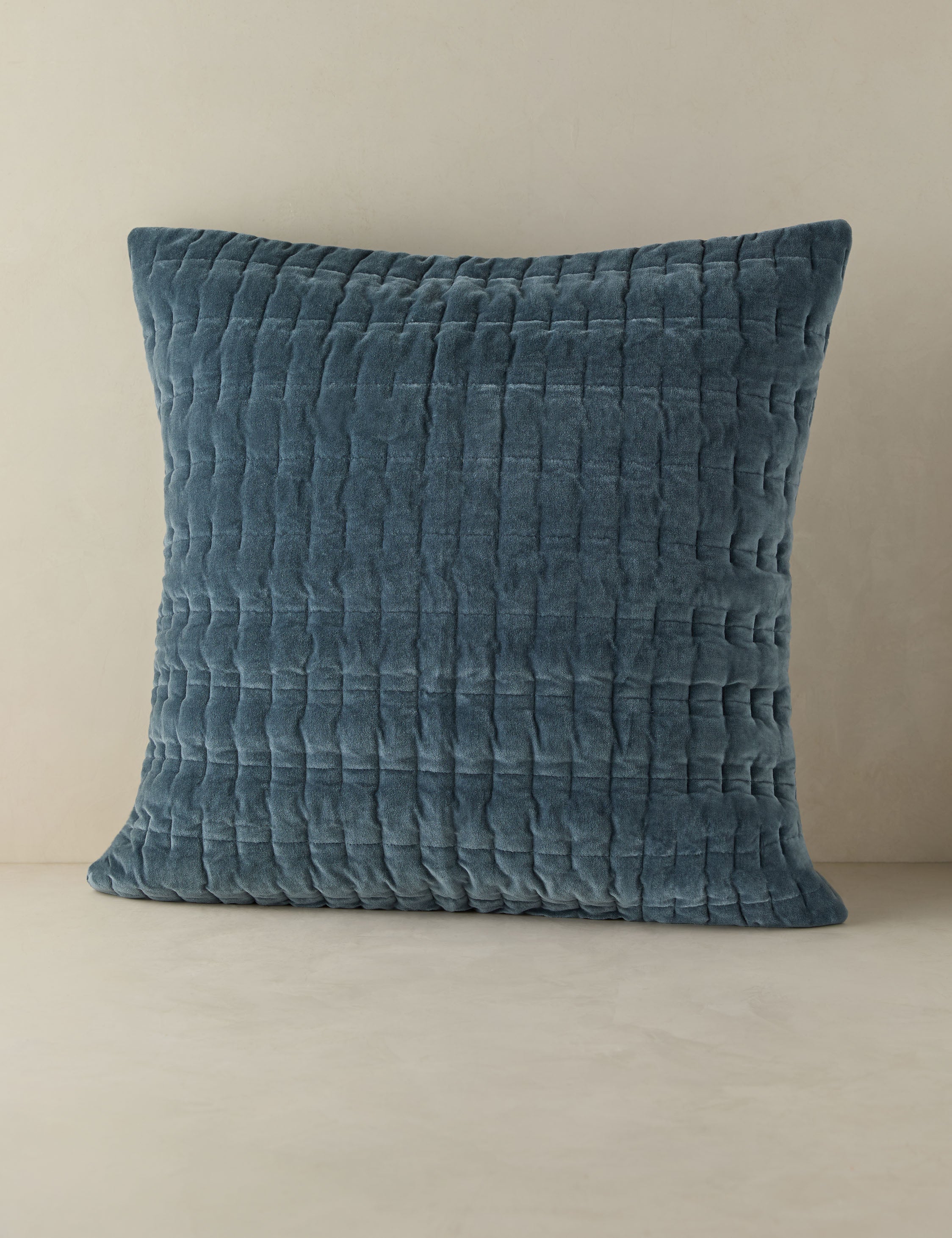 Astra Velvet Sham | Luxurious Quilted Texture