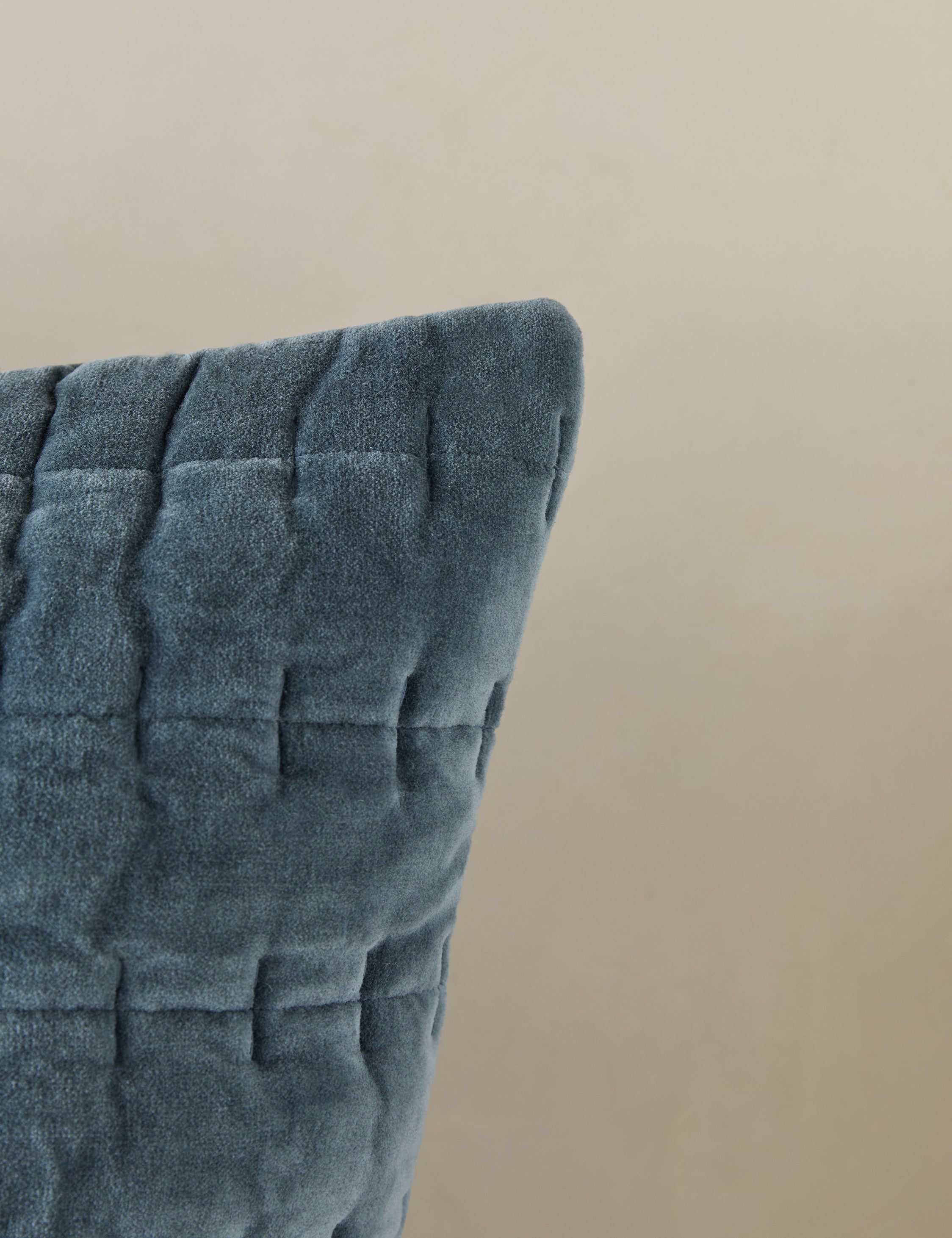 Astra Velvet Sham | Quilted Texture, Luxurious Touch