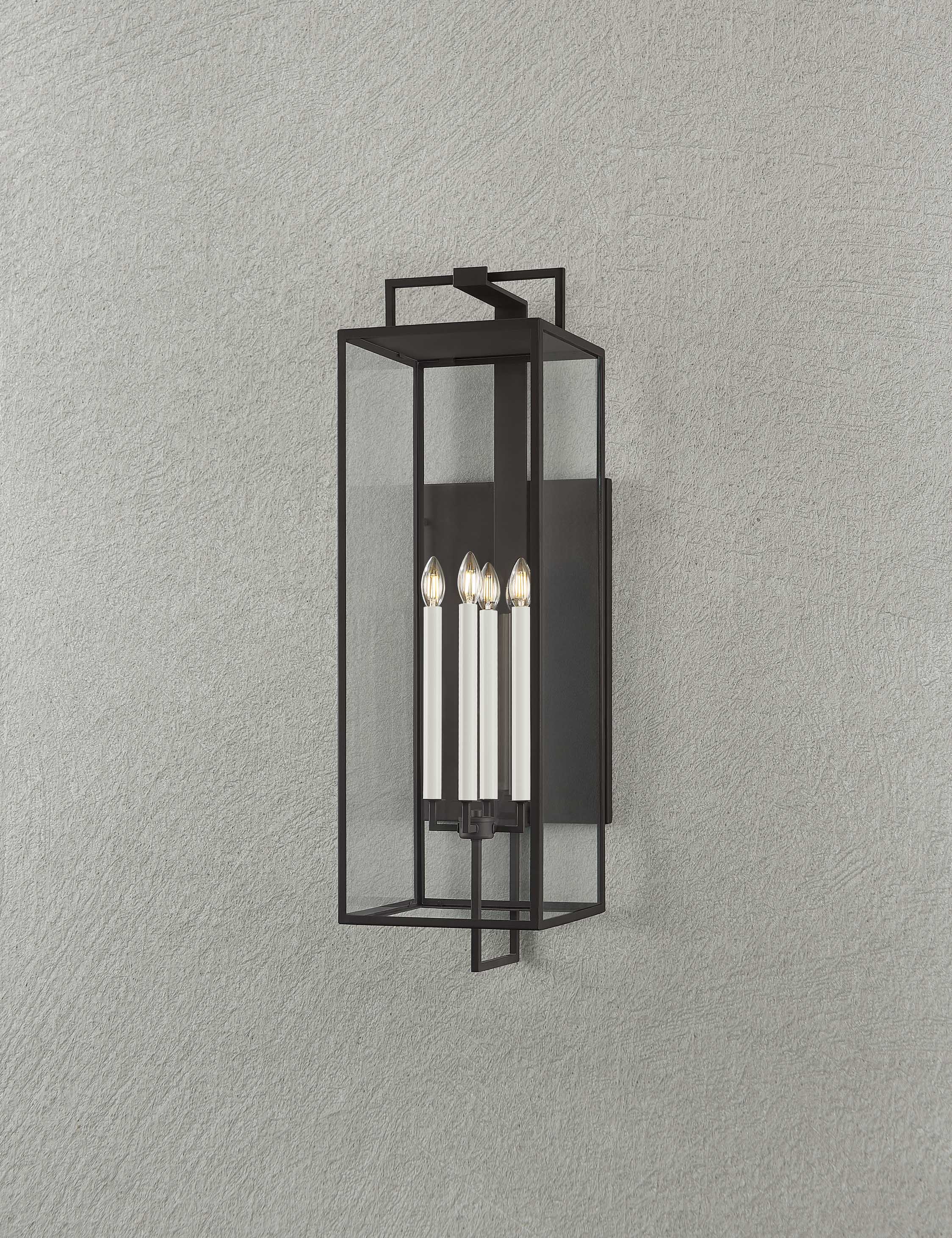 Juno Outdoor Sconce | Lantern-Style, Wet-Rated Design